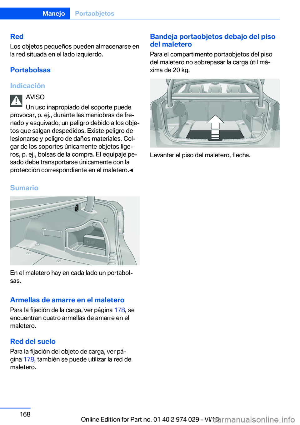 BMW M3 2017  Manuales de Empleo (in Spanish) �R�e�d�L�o�s� �o�b�j�e�t�o�s� �p�e�q�u�e�