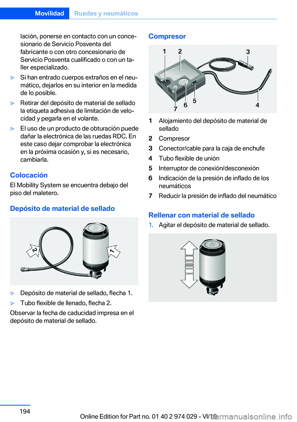 BMW M3 2017  Manuales de Empleo (in Spanish) �l�a�c�i�
