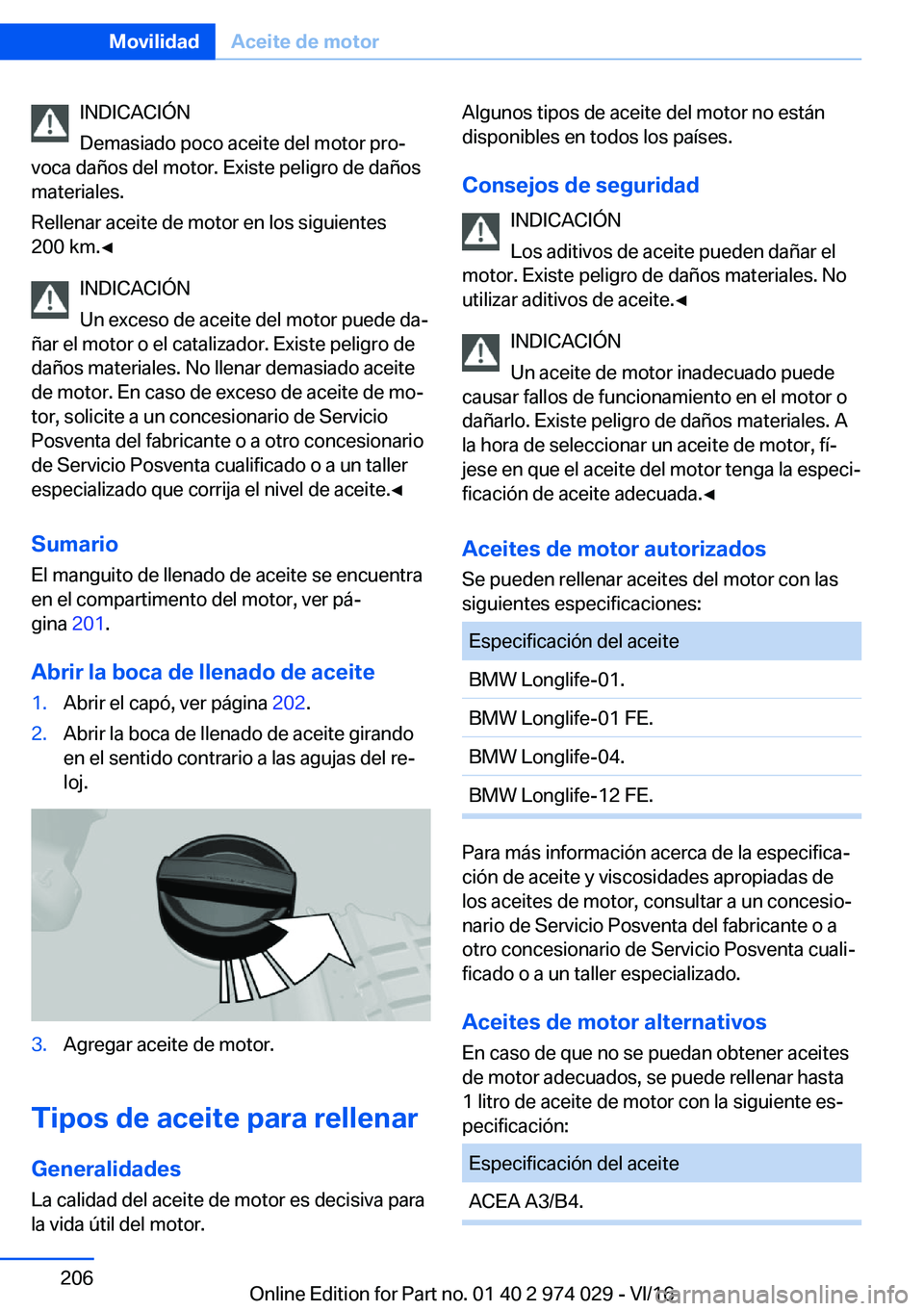 BMW M3 2017  Manuales de Empleo (in Spanish) �I�N�D�I�C�A�C�I�