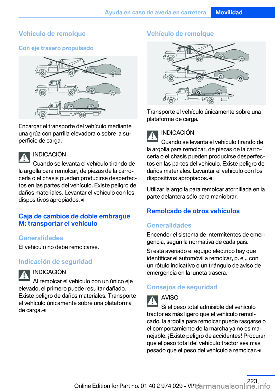 BMW M3 2017  Manuales de Empleo (in Spanish) �V�e�h�