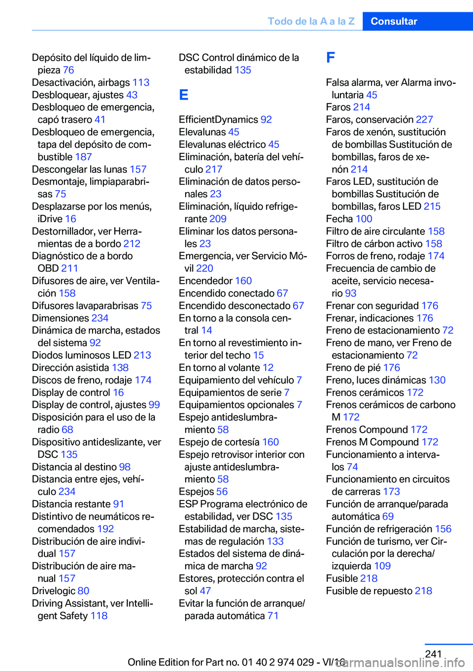 BMW M3 2017  Manuales de Empleo (in Spanish) �D�e�p�
