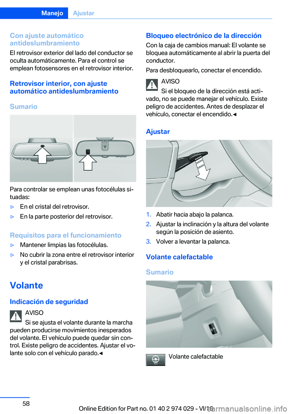 BMW M3 2017  Manuales de Empleo (in Spanish) �C�o�n��a�j�u�s�t�e��a�u�t�o�m�