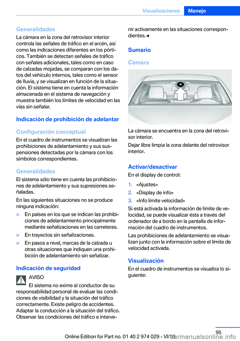 BMW M3 2017  Manuales de Empleo (in Spanish) �G�e�n�e�r�a�l�i�d�a�d�e�s
�L�a� �c�