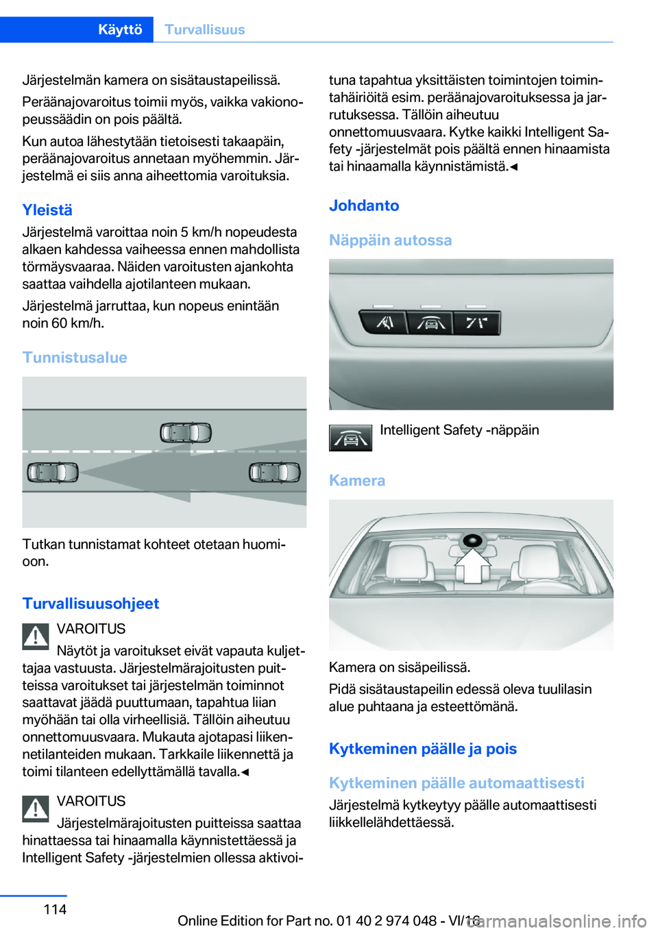 BMW M3 2017  Omistajan Käsikirja (in Finnish) �J�