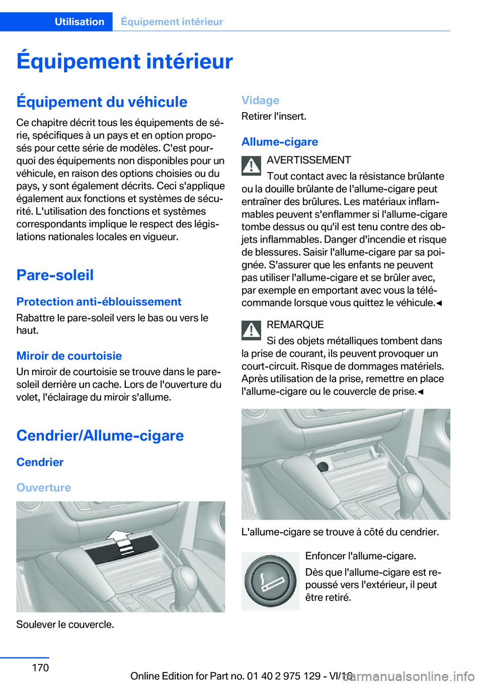 BMW M3 2017  Notices Demploi (in French) �