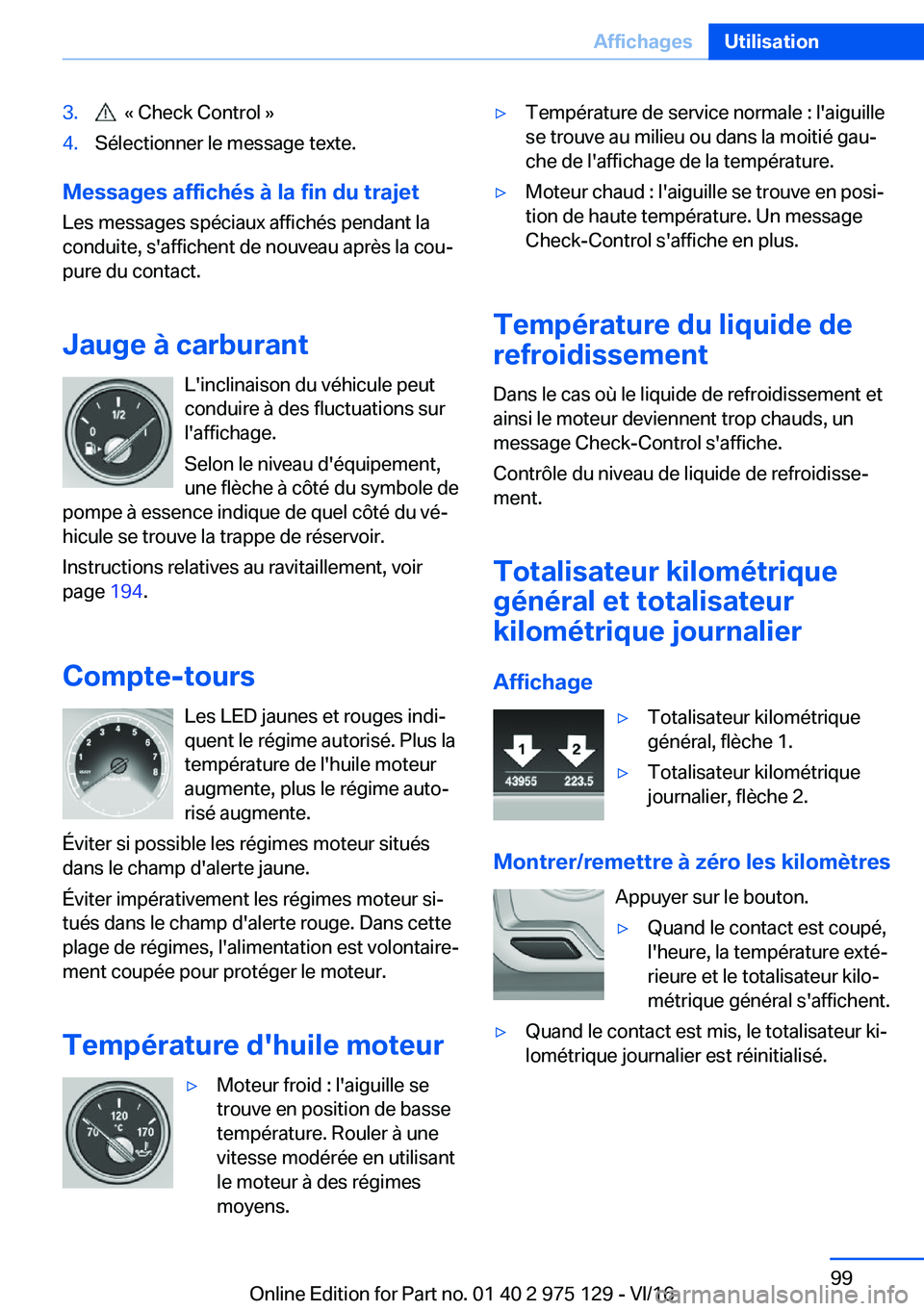 BMW M3 2017  Notices Demploi (in French) �3�.� � �k� �C�h�e�c�k� �C�o�n�t�r�o�l� �{�4�.�S�é�l�e�c�t�i�o�n�n�e�r� �l�e� �m�e�s�s�a�g�e� �t�e�x�t�e�.
�M�e�s�s�a�g�e�s��a�f�f�i�c�h�é�s��