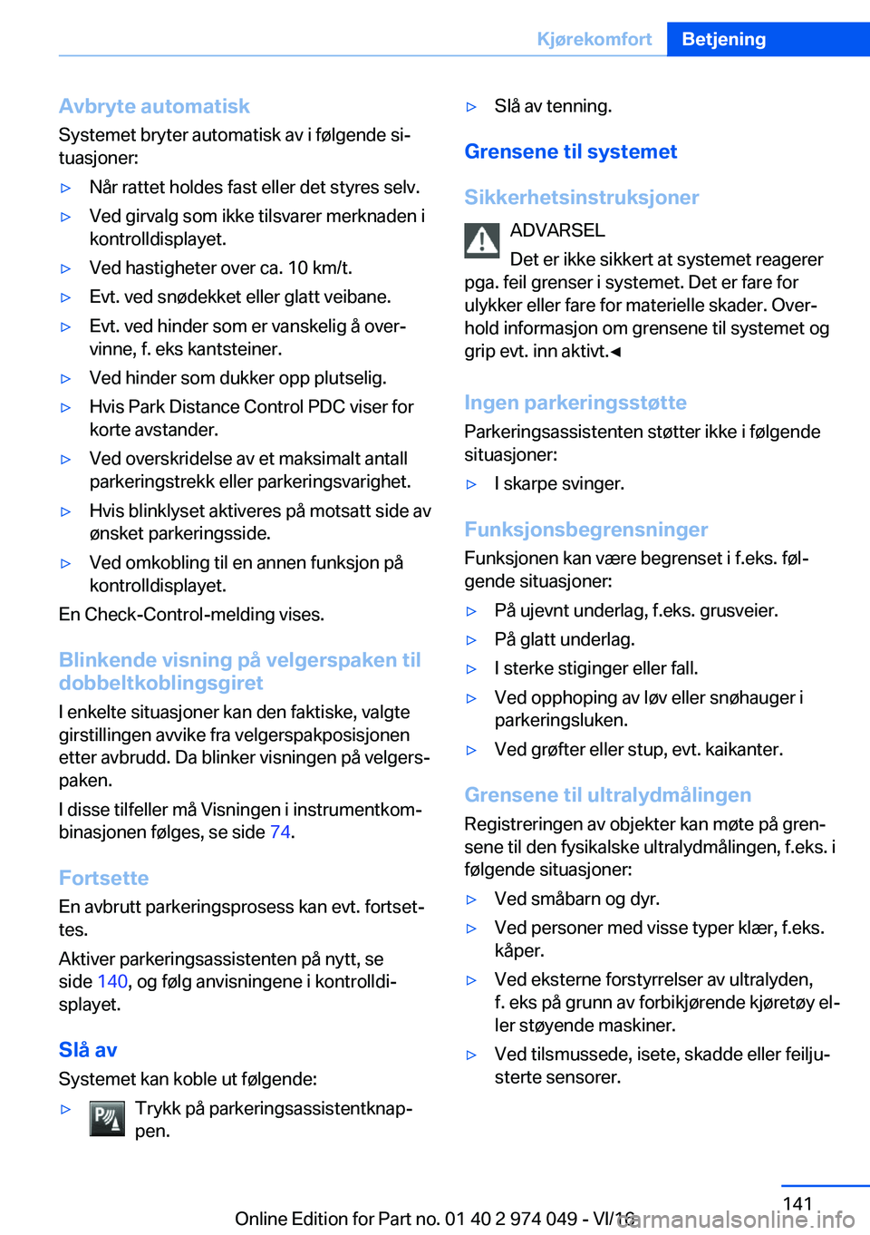 BMW M3 2017  Instructieboekjes (in Dutch) �A�v�b�r�Z�t�e��a�u�t�o�m�a�t�i�s�k�S�y�s�t�e�m�e�t� �b�r�y�t�e�r� �a�u�t�o�m�a�t�i�s�k� �a�v� �i� �f�