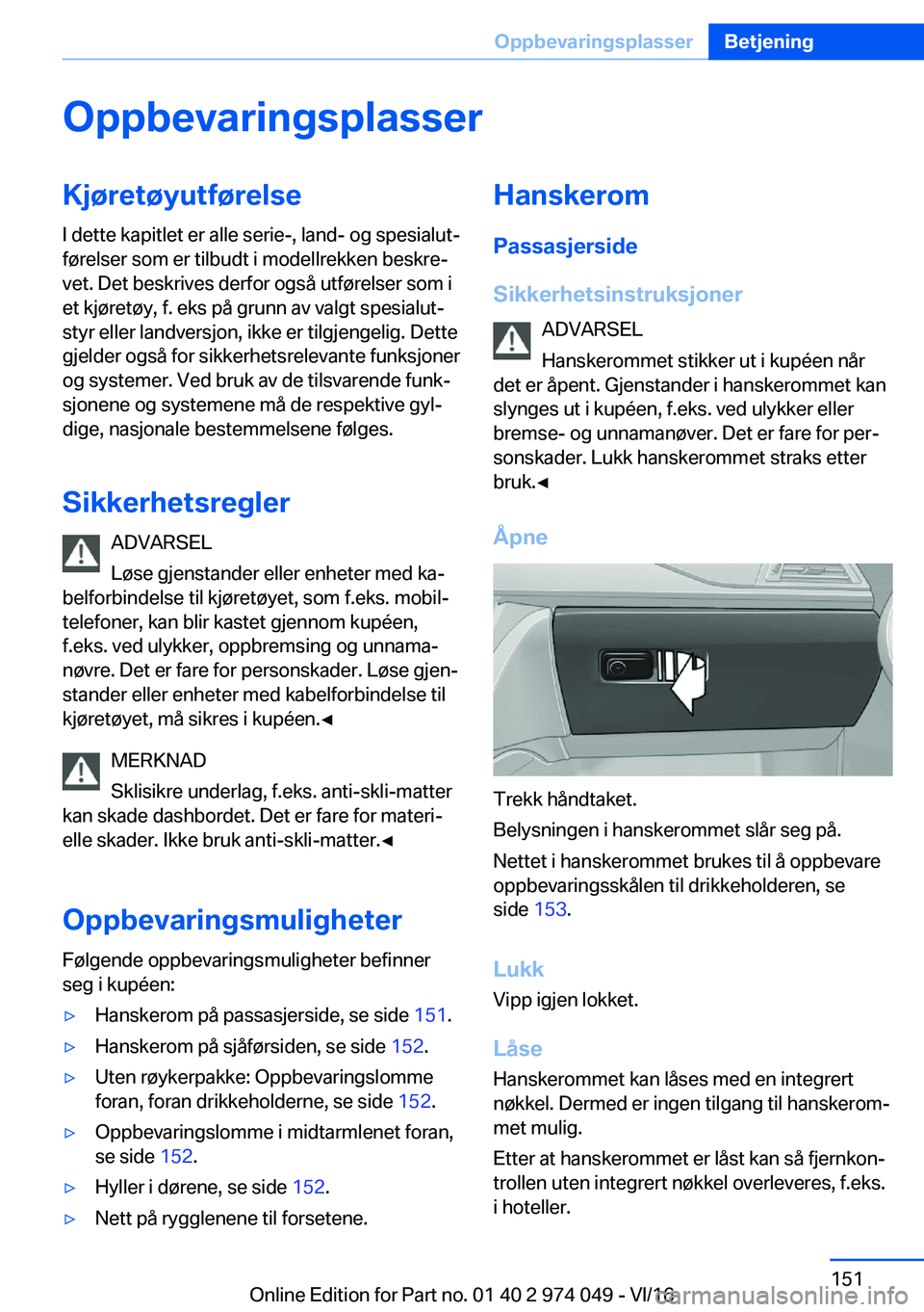 BMW M3 2017  Instructieboekjes (in Dutch) �O�p�p�b�e�v�a�r�i�n�g�s�p�l�a�s�s�e�r�K�j�