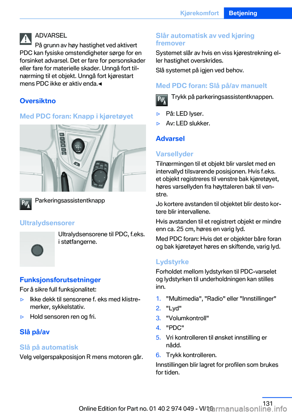 BMW M3 2017  InstruksjonsbØker (in Norwegian) �A�D�V�A�R�S�E�L
�P�å� �g�r�u�n�n� �a�v� �h�