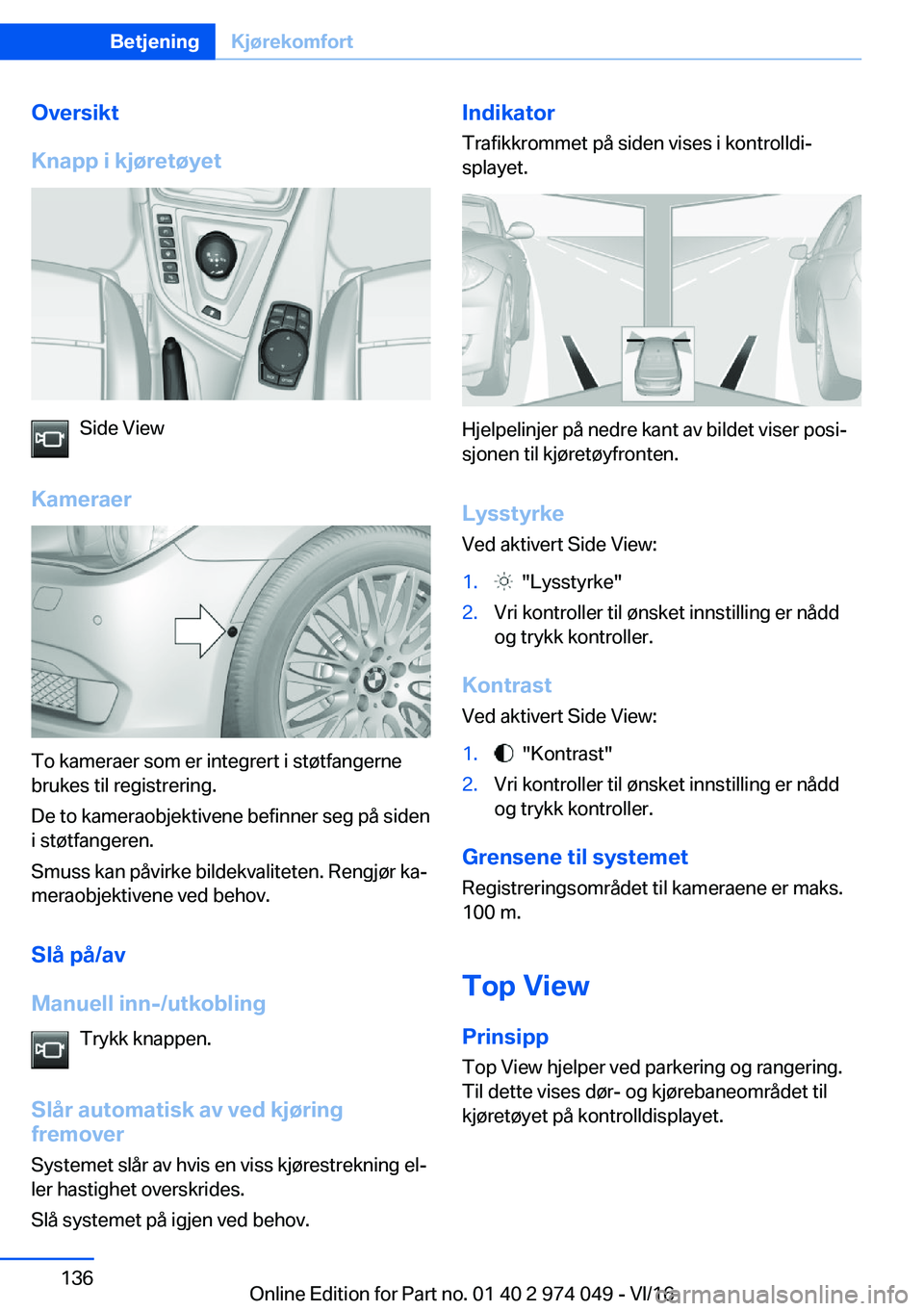 BMW M3 2017  InstruksjonsbØker (in Norwegian) �O�v�e�r�s�i�k�t
�K�n�a�p�p��i��k�j�