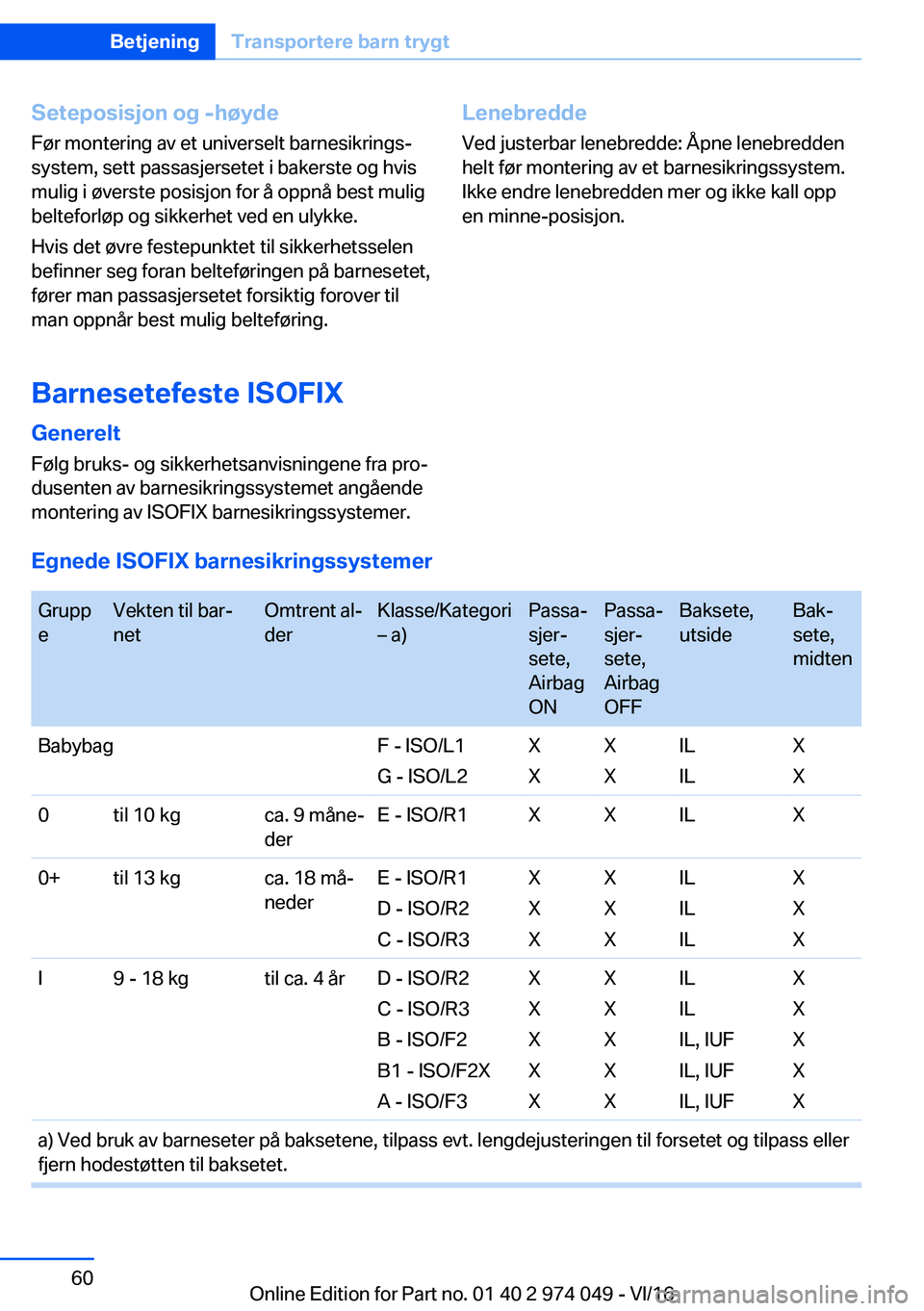 BMW M3 2017  InstruksjonsbØker (in Norwegian) �S�e�t�e�p�o�s�i�s�j�o�n��o�g��-�h�