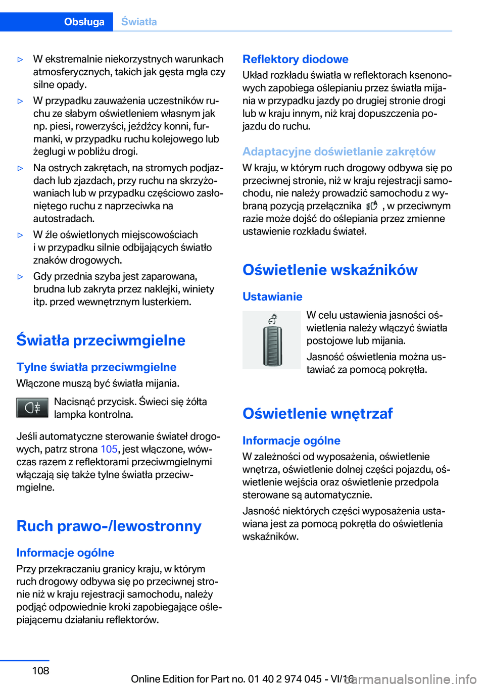 BMW M3 2017  Instrukcja obsługi (in Polish) 'y�W� �e�k�s�t�r�e�m�a�l�n�i�e� �n�i�e�k�o�r�z�y�s�t�n�y�c�h� �w�a�r�u�n�k�a�c�h
�a�t�m�o�s�f�e�r�y�c�z�n�y�c�h�,� �t�a�k�i�c�h� �j�a�k� �g�