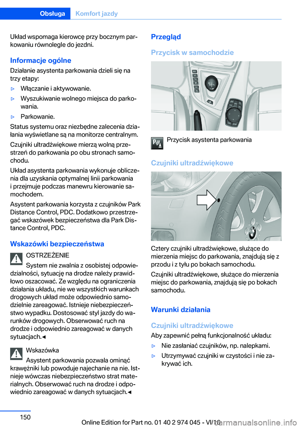 BMW M3 2017  Instrukcja obsługi (in Polish) �U�k�ł�a�d� �w�s�p�o�m�a�g�a� �k�i�e�r�o�w�c�