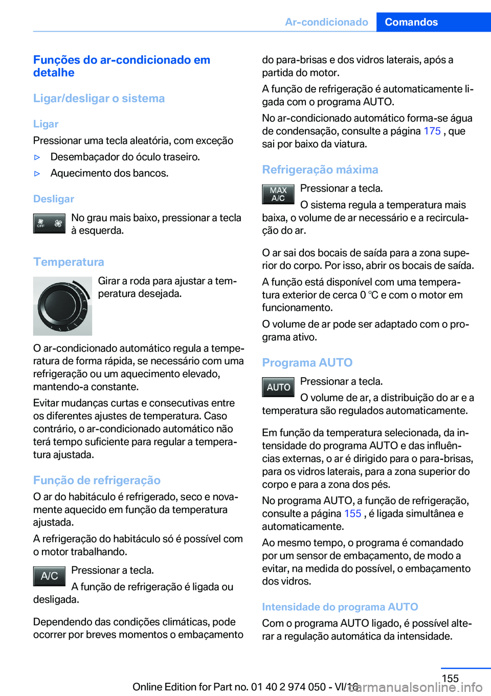 BMW M3 2017  Manual do condutor (in Portuguese) �F�u�n�