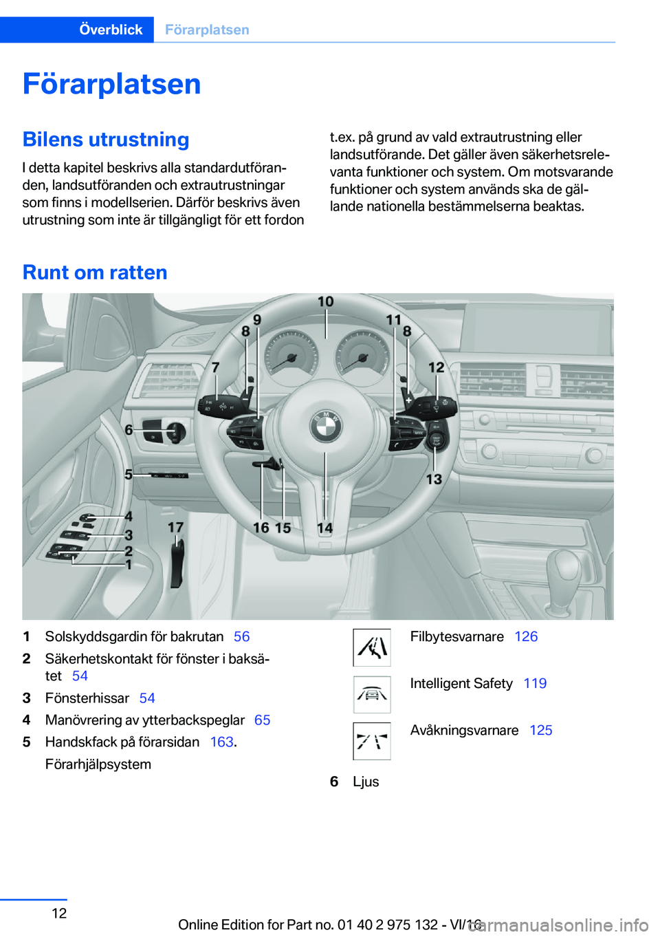BMW M3 2017  InstruktionsbÖcker (in Swedish) �F�