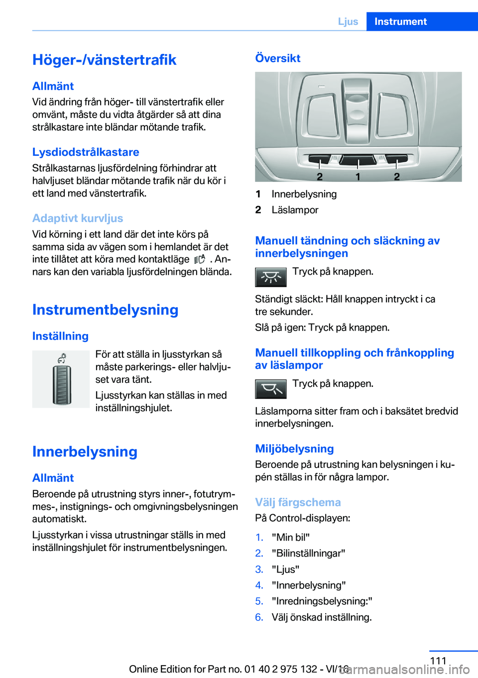 BMW M3 2017  InstruktionsbÖcker (in Swedish) �H�