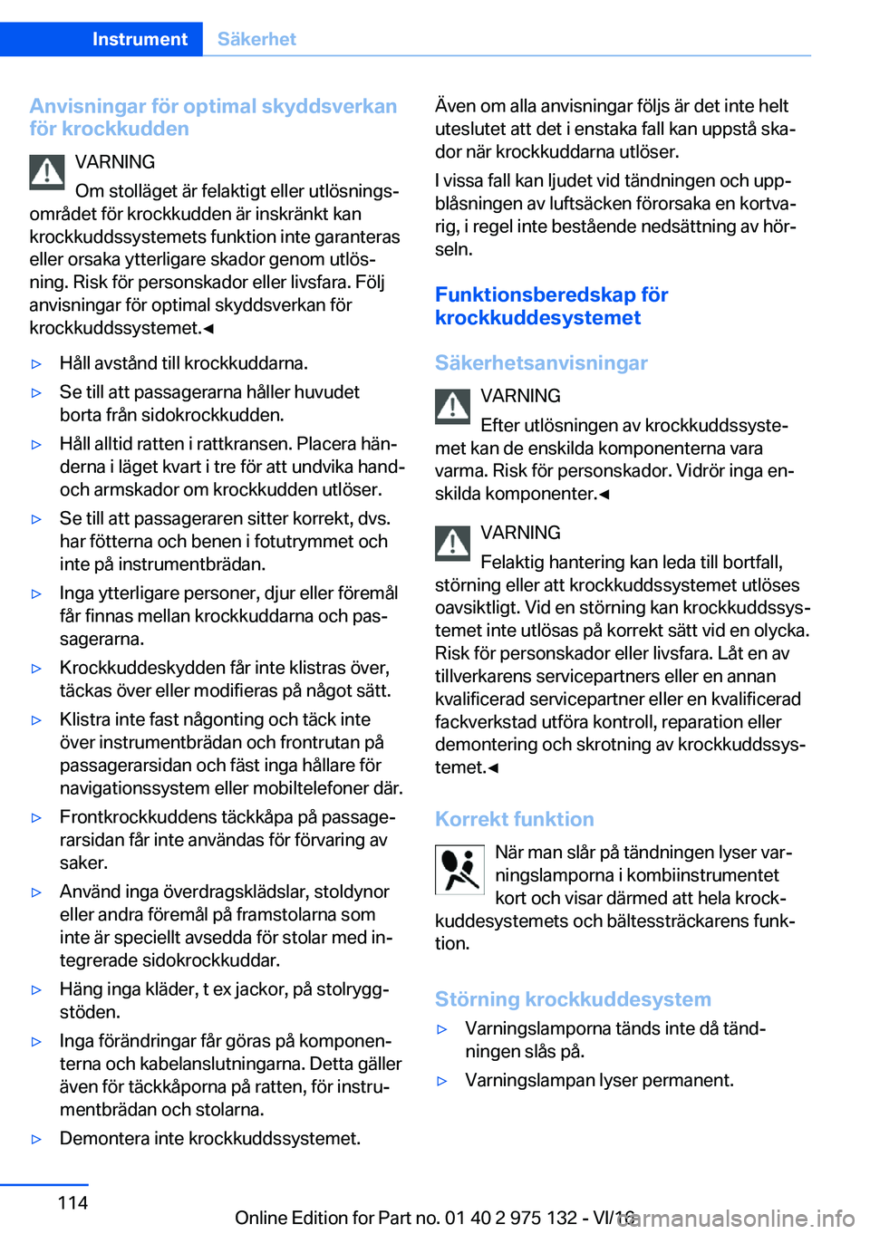 BMW M3 2017  InstruktionsbÖcker (in Swedish) �A�n�v�i�s�n�i�n�g�a�r��f�
