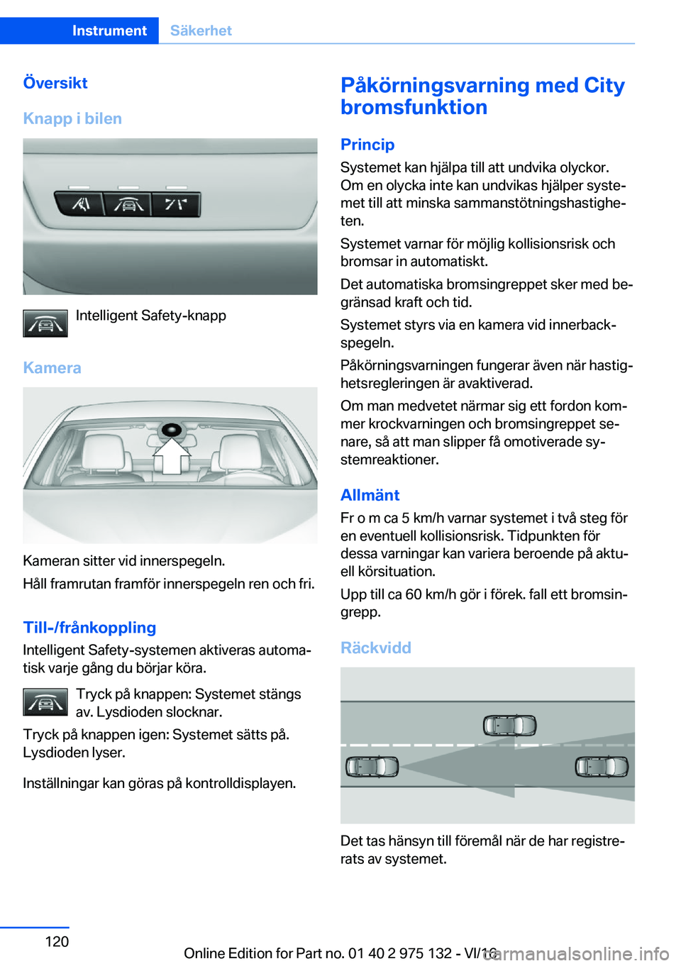 BMW M3 2017  InstruktionsbÖcker (in Swedish) �