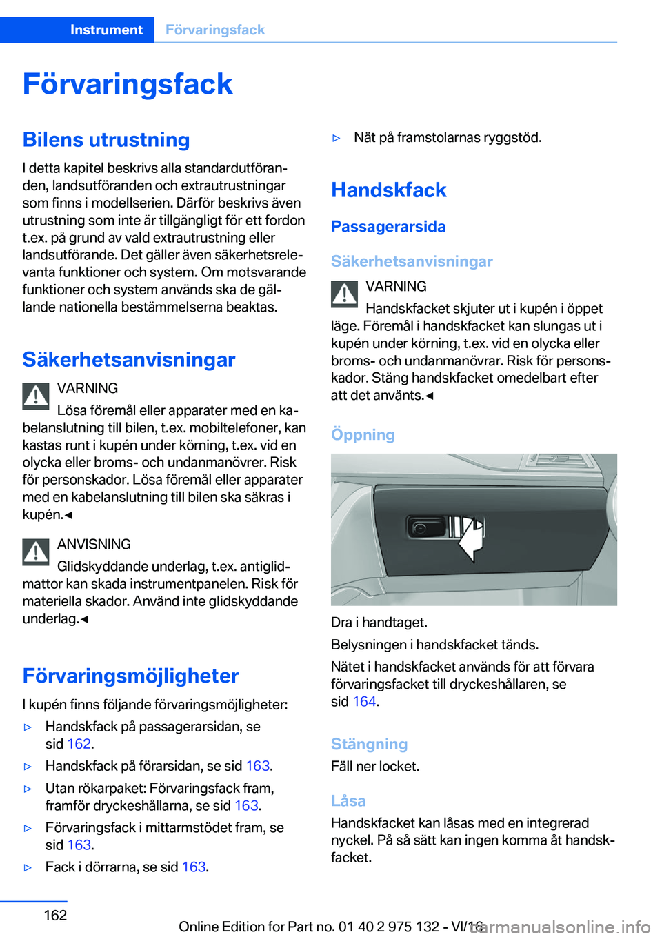 BMW M3 2017  InstruktionsbÖcker (in Swedish) �F�
