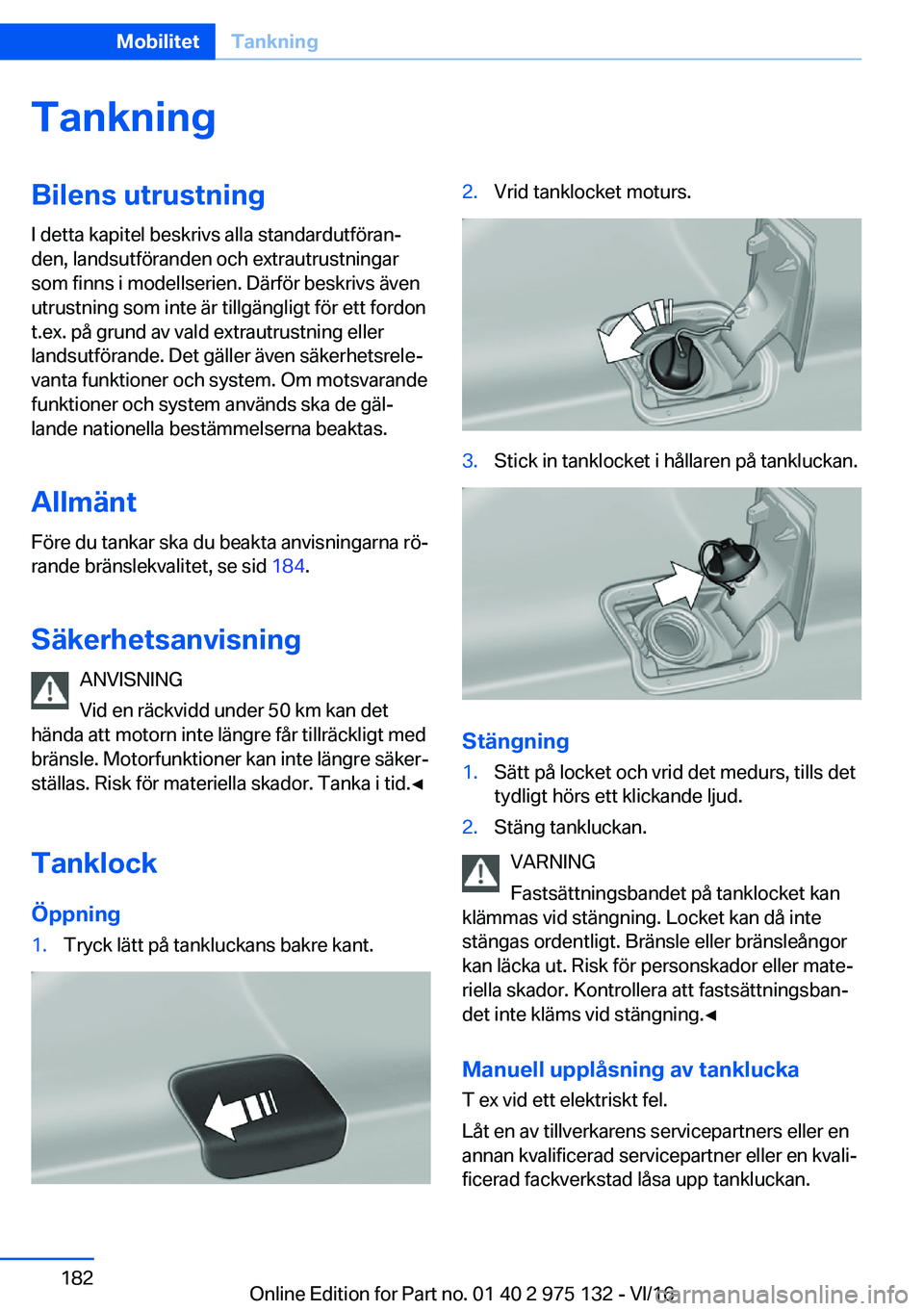 BMW M3 2017  InstruktionsbÖcker (in Swedish) �T�a�n�k�n�i�n�g�B�i�l�e�n�s��u�t�r�u�s�t�n�i�n�g�I� �d�e�t�t�a� �k�a�p�i�t�e�l� �b�e�s�k�r�i�v�s� �a�l�l�a� �s�t�a�n�d�a�r�d�u�t�f�