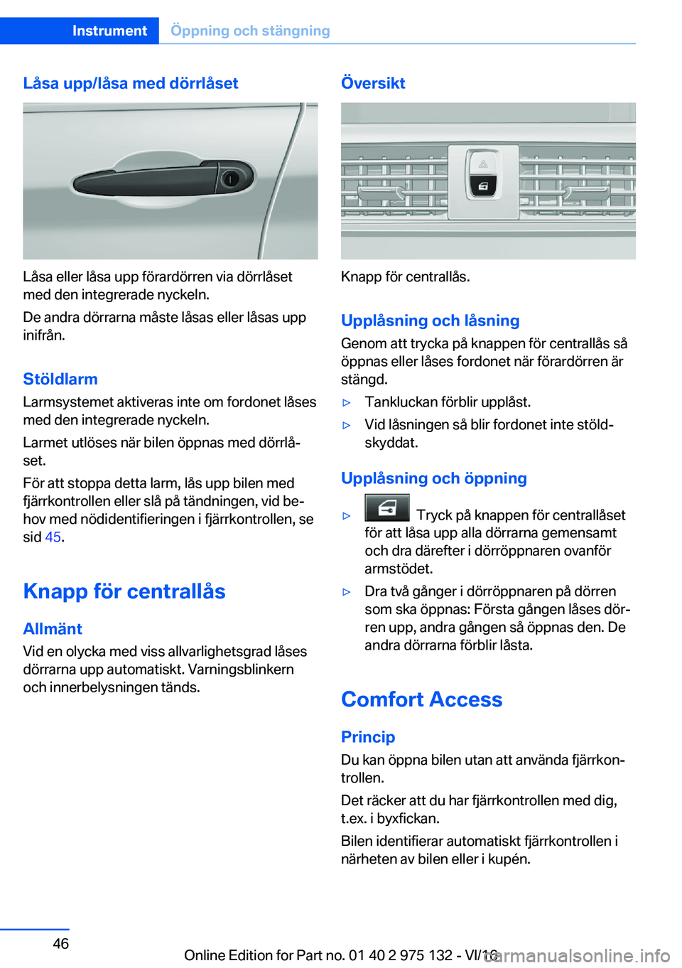 BMW M3 2017  InstruktionsbÖcker (in Swedish) �L�å�s�a��u�p�p�/�l�å�s�a��m�e�d��d�