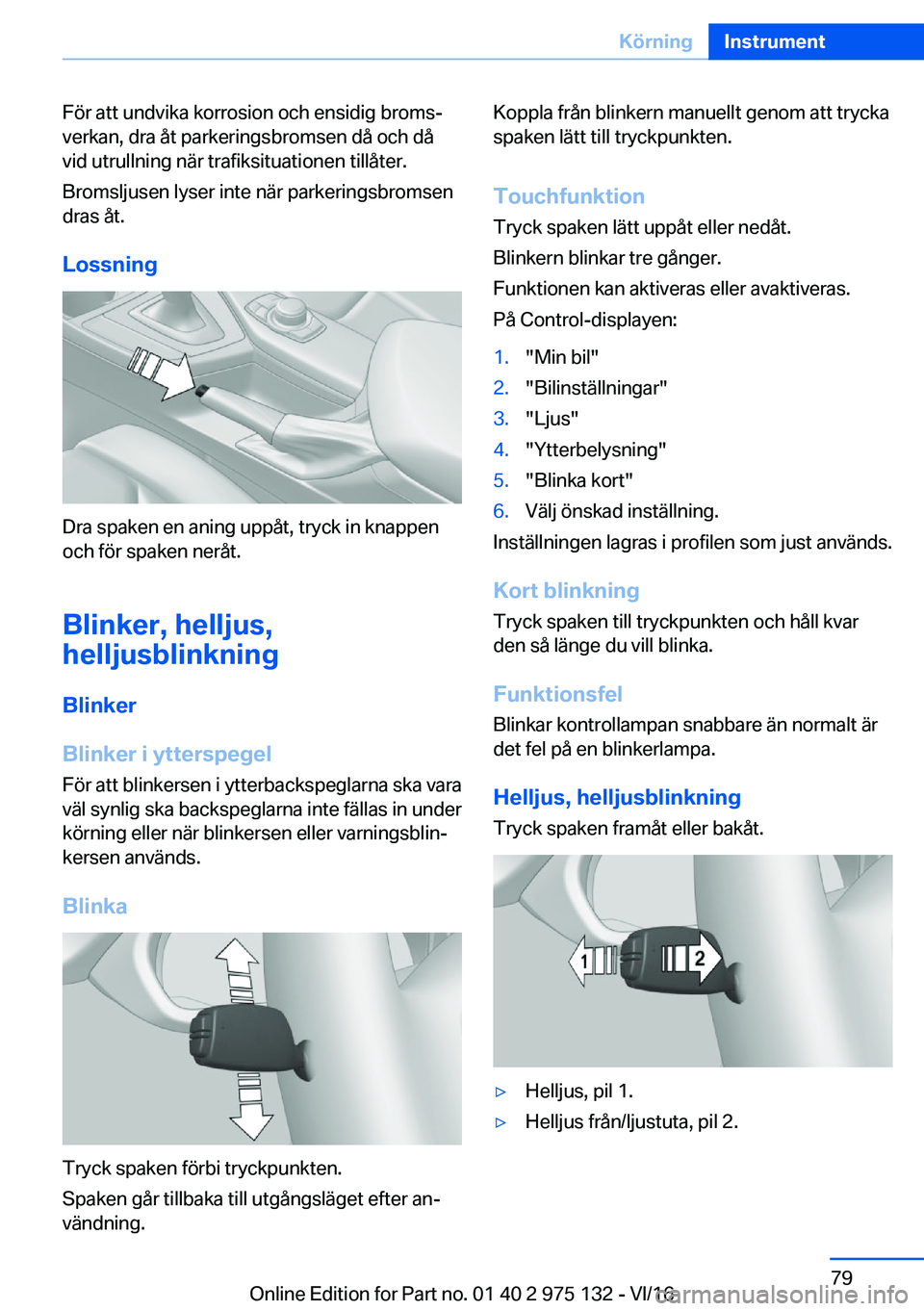 BMW M3 2017  InstruktionsbÖcker (in Swedish) �F�