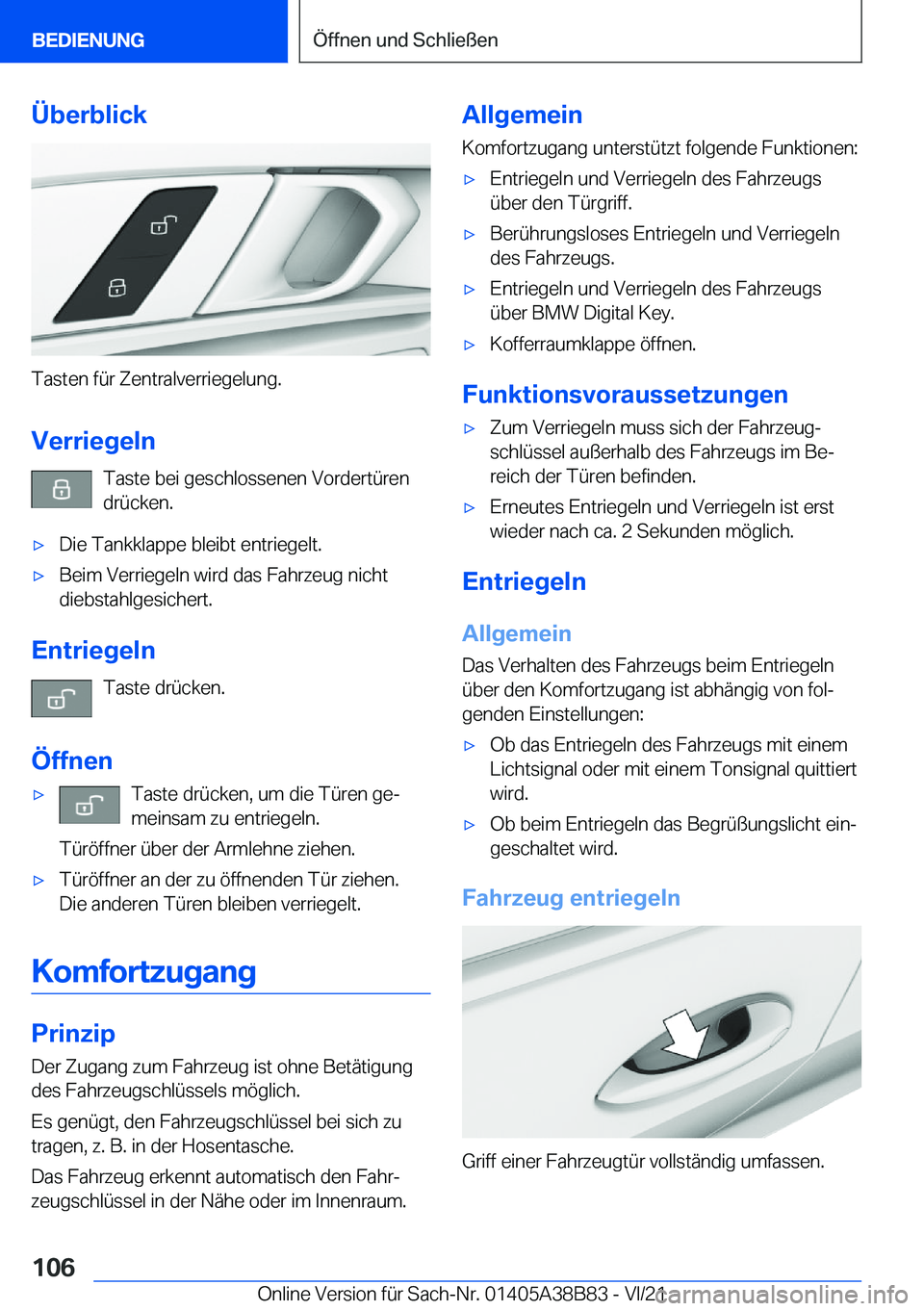 BMW M4 2022  Betriebsanleitungen (in German) �