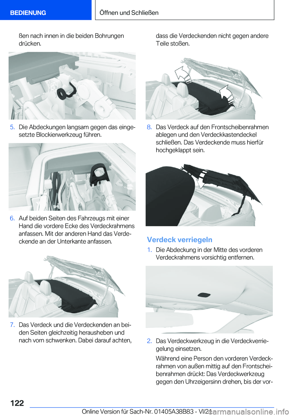 BMW M4 2022  Betriebsanleitungen (in German) �