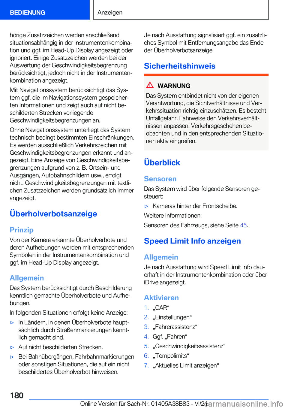 BMW M4 2022  Betriebsanleitungen (in German) �h�