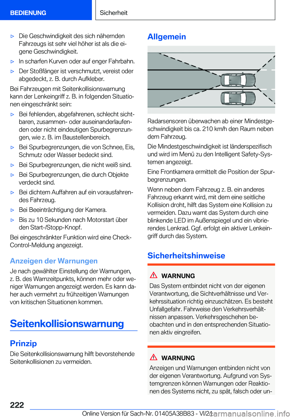 BMW M4 2022  Betriebsanleitungen (in German) 'x�D�i�e��G�e�s�c�h�w�i�n�d�i�g�k�e�i�t��d�e�s��s�i�c�h��n�
