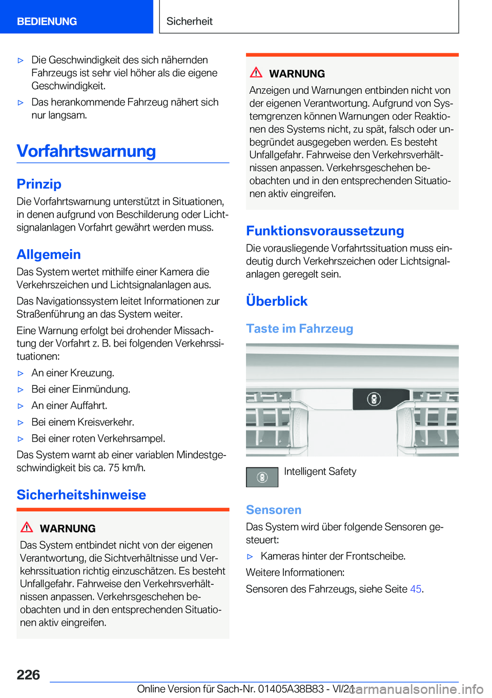 BMW M4 2022  Betriebsanleitungen (in German) 'x�D�i�e��G�e�s�c�h�w�i�n�d�i�g�k�e�i�t��d�e�s��s�i�c�h��n�