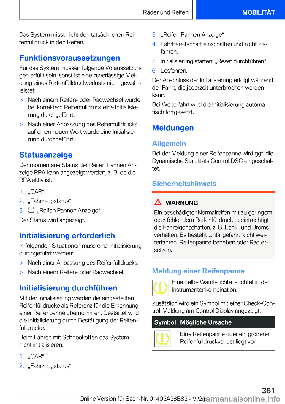 BMW M4 2022  Betriebsanleitungen (in German) �D�a�s��S�y�s�t�e�m��m�i�s�s�t��n�i�c�h�t��d�e�n��t�a�t�s�