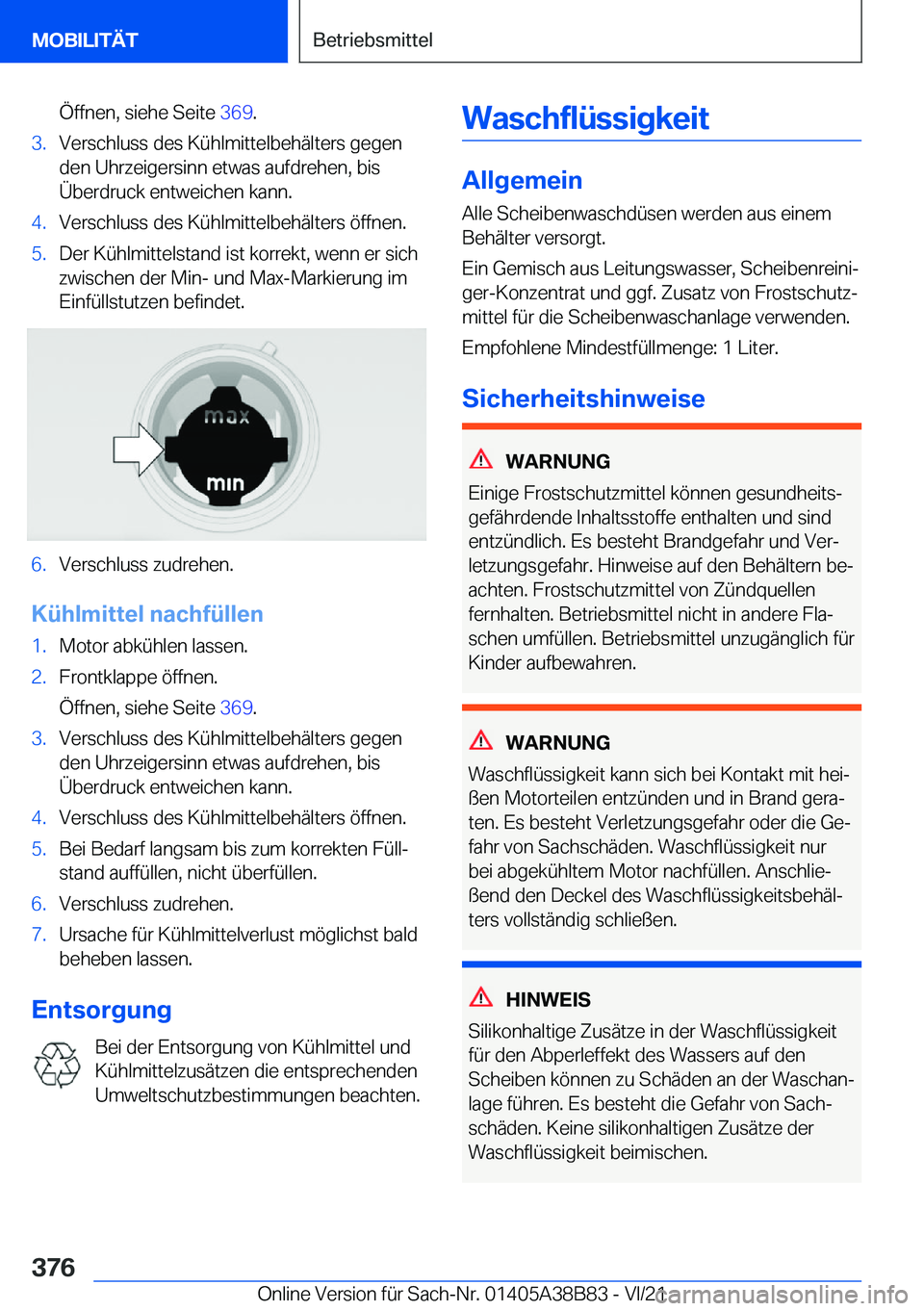BMW M4 2022  Betriebsanleitungen (in German) �