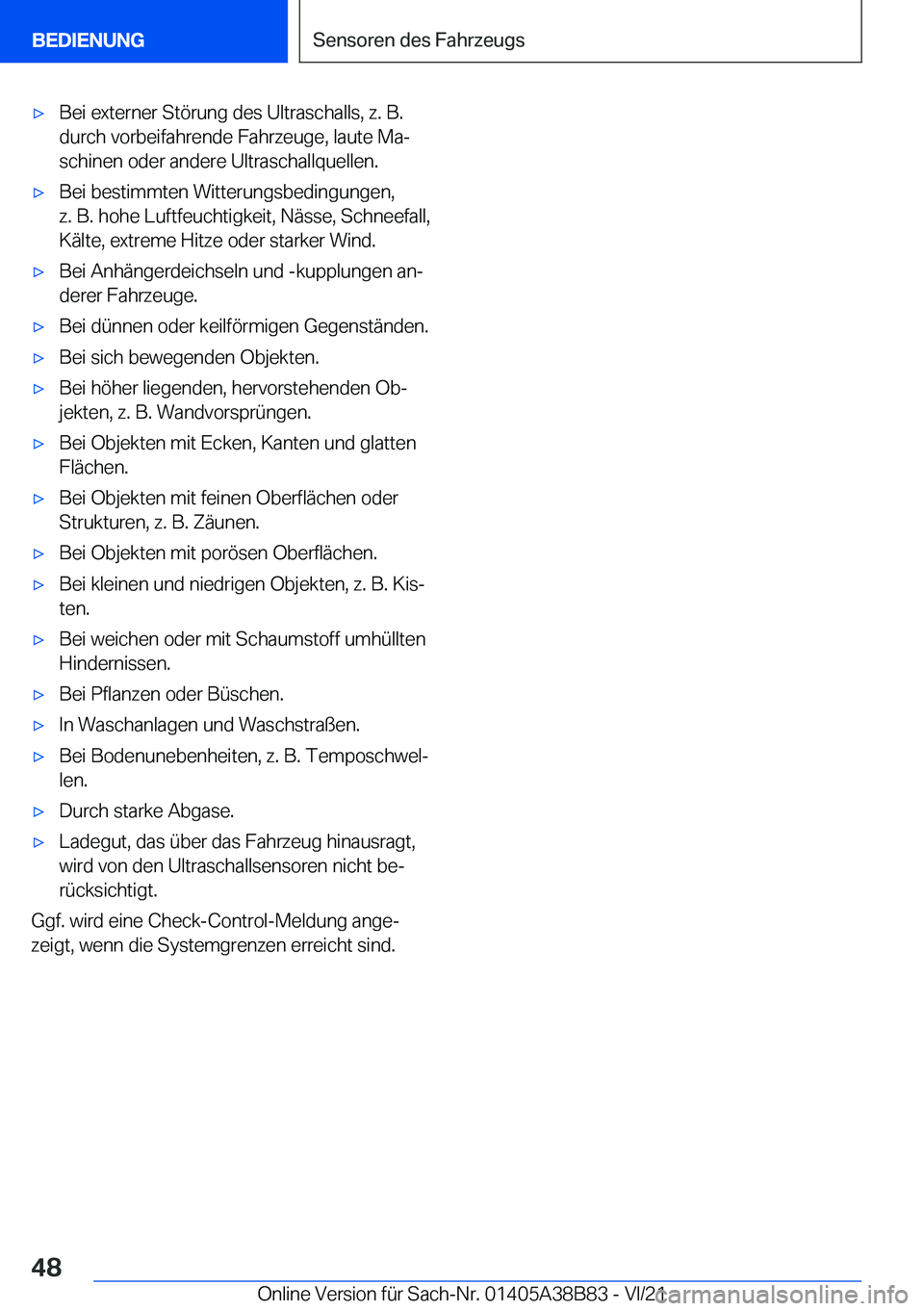 BMW M4 2022  Betriebsanleitungen (in German) 'x�B�e�i��e�x�t�e�r�n�e�r��S�t�