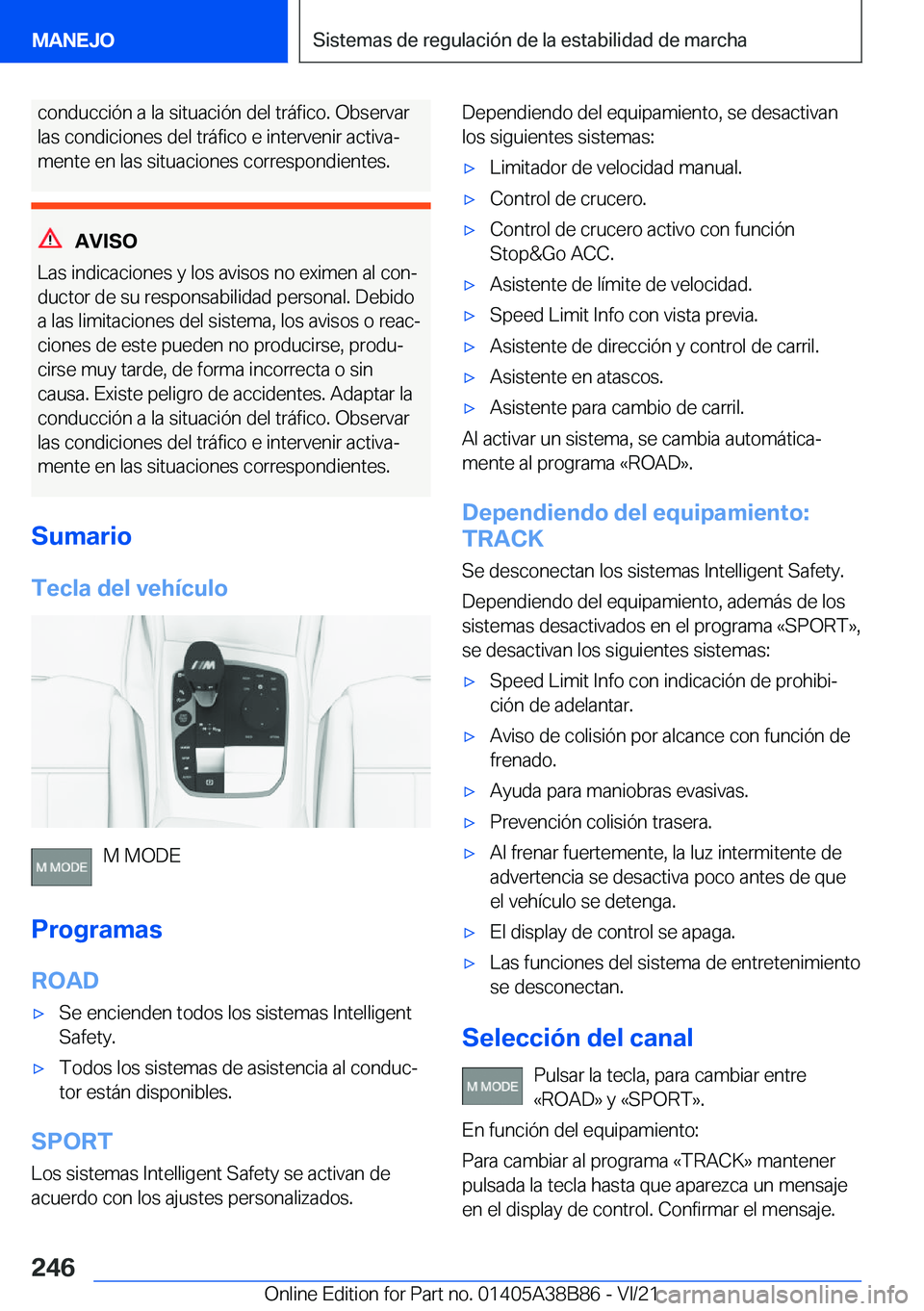 BMW M4 2022  Manuales de Empleo (in Spanish) �c�o�n�d�u�c�c�i�