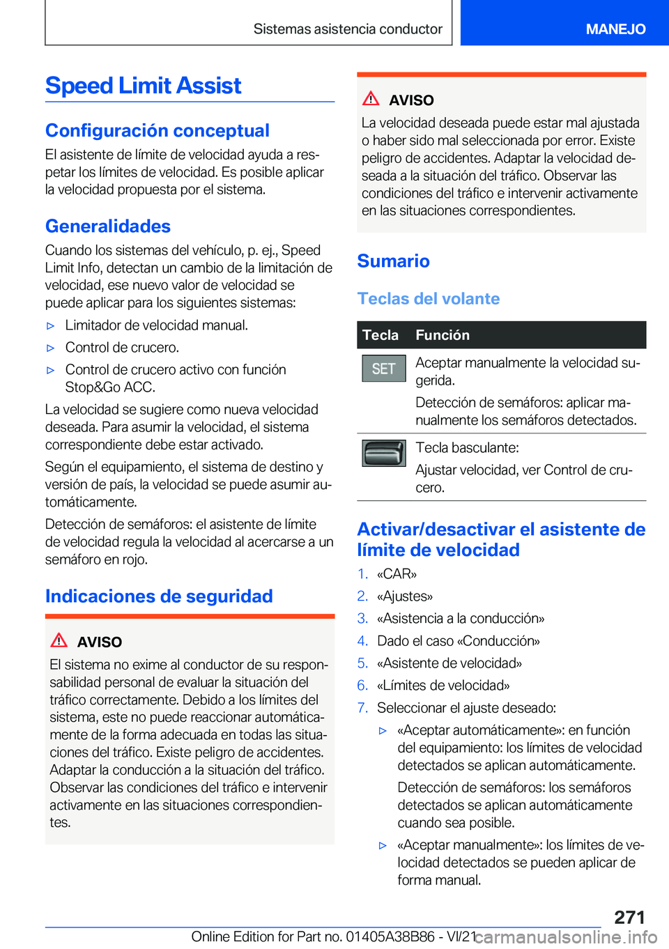 BMW M4 2022  Manuales de Empleo (in Spanish) �S�p�e�e�d��L�i�m�i�t��A�s�s�i�s�t
�C�o�n�f�i�g�u�r�a�c�i�