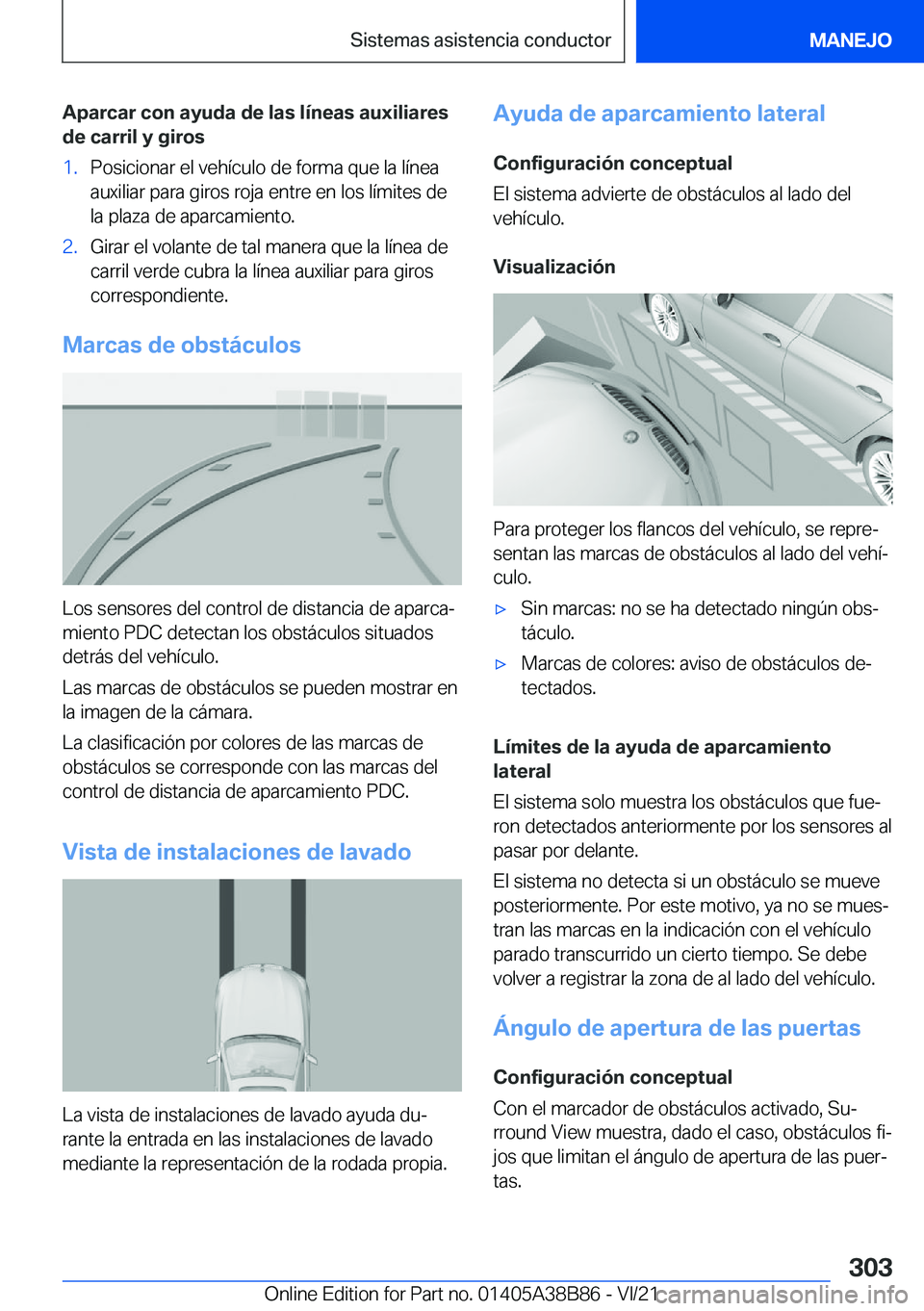 BMW M4 2022  Manuales de Empleo (in Spanish) �A�p�a�r�c�a�r��c�o�n��a�y�u�d�a��d�e��l�a�s��l�