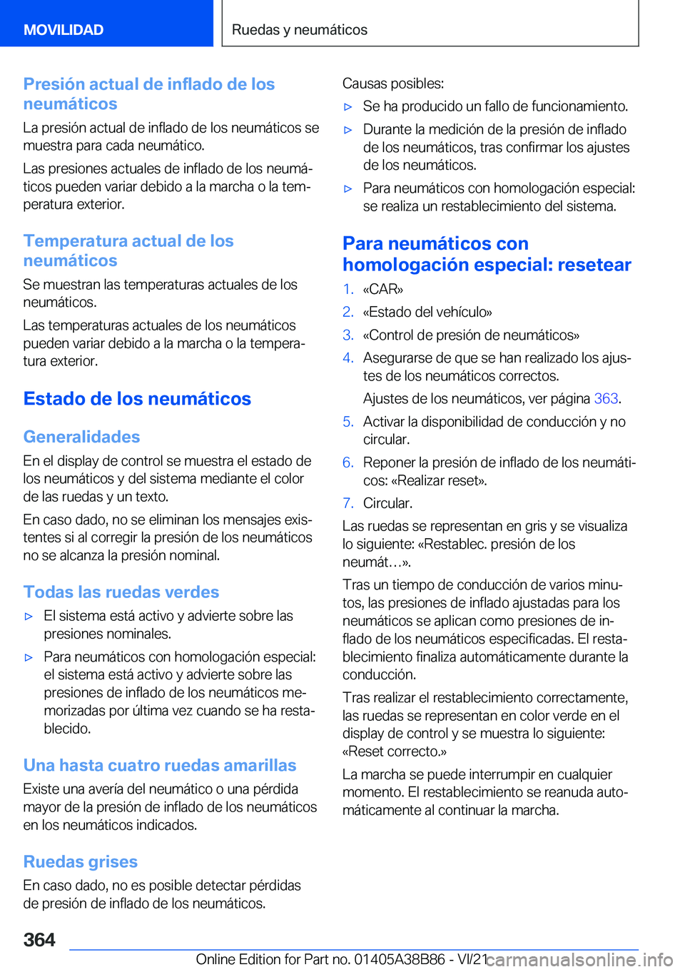 BMW M4 2022  Manuales de Empleo (in Spanish) �P�r�e�s�i�