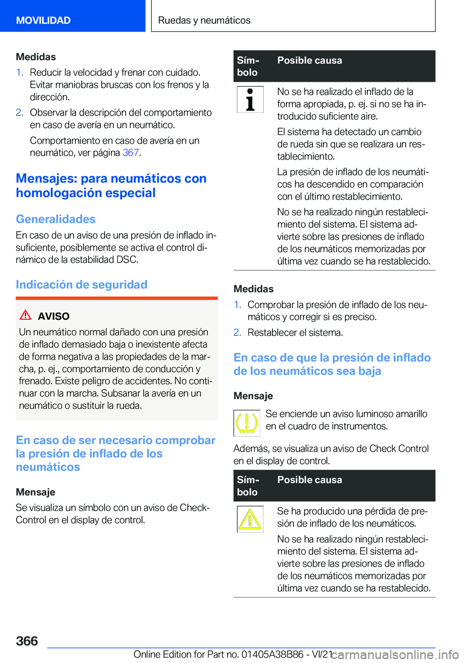 BMW M4 2022  Manuales de Empleo (in Spanish) �M�e�d�i�d�a�s�1�.�R�e�d�u�c�i�r��l�a��v�e�l�o�c�i�d�a�d��y��f�r�e�n�a�r��c�o�n��c�u�i�d�a�d�o�.�E�v�i�t�a�r��m�a�n�i�o�b�r�a�s��b�r�u�s�c�a�s��c�o�n��l�o�s��f�r�e�n�o�s��y��l�a
�d�i�r�e�