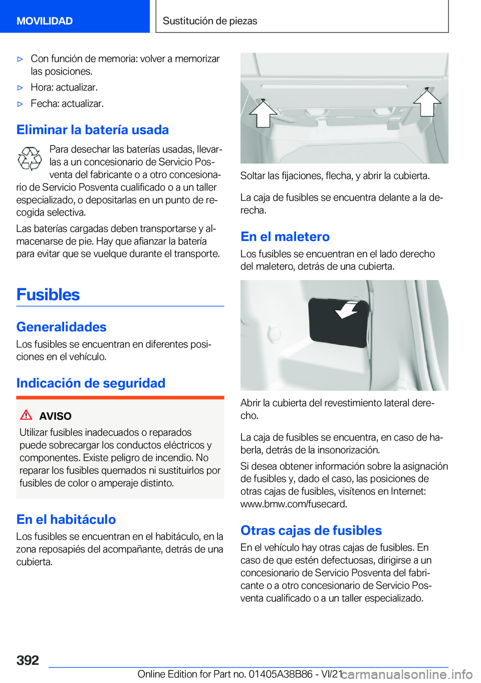 BMW M4 2022  Manuales de Empleo (in Spanish) x�C�o�n��f�u�n�c�i�