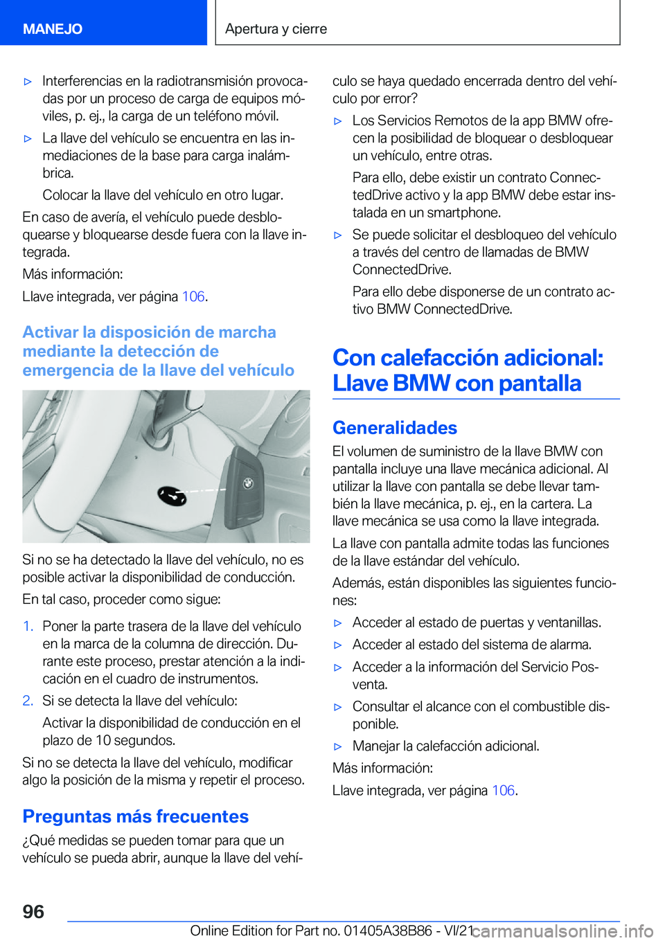 BMW M4 2022  Manuales de Empleo (in Spanish) x�I�n�t�e�r�f�e�r�e�n�c�i�a�s��e�n��l�a��r�a�d�i�o�t�r�a�n�s�m�i�s�i�