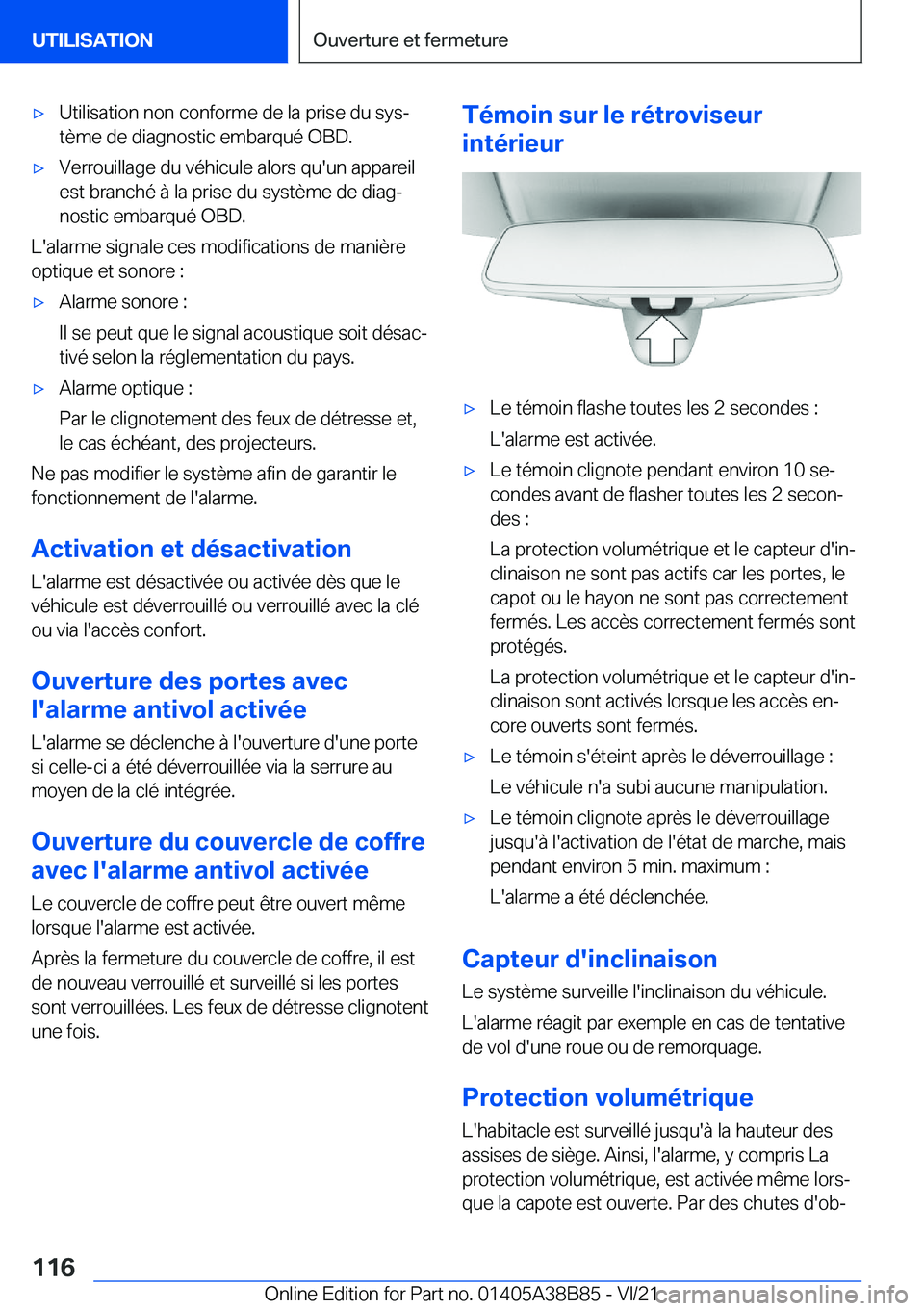 BMW M4 2022  Notices Demploi (in French) 'x�U�t�i�l�i�s�a�t�i�o�n��n�o�n��c�o�n�f�o�r�m�e��d�e��l�a��p�r�i�s�e��d�u��s�y�sj
�t�è�m�e��d�e��d�i�a�g�n�o�s�t�i�c��e�m�b�a�r�q�u�é��O�B�D�.'x�V�e�r�r�o�u�i�l�l�a�g�e��d�u��