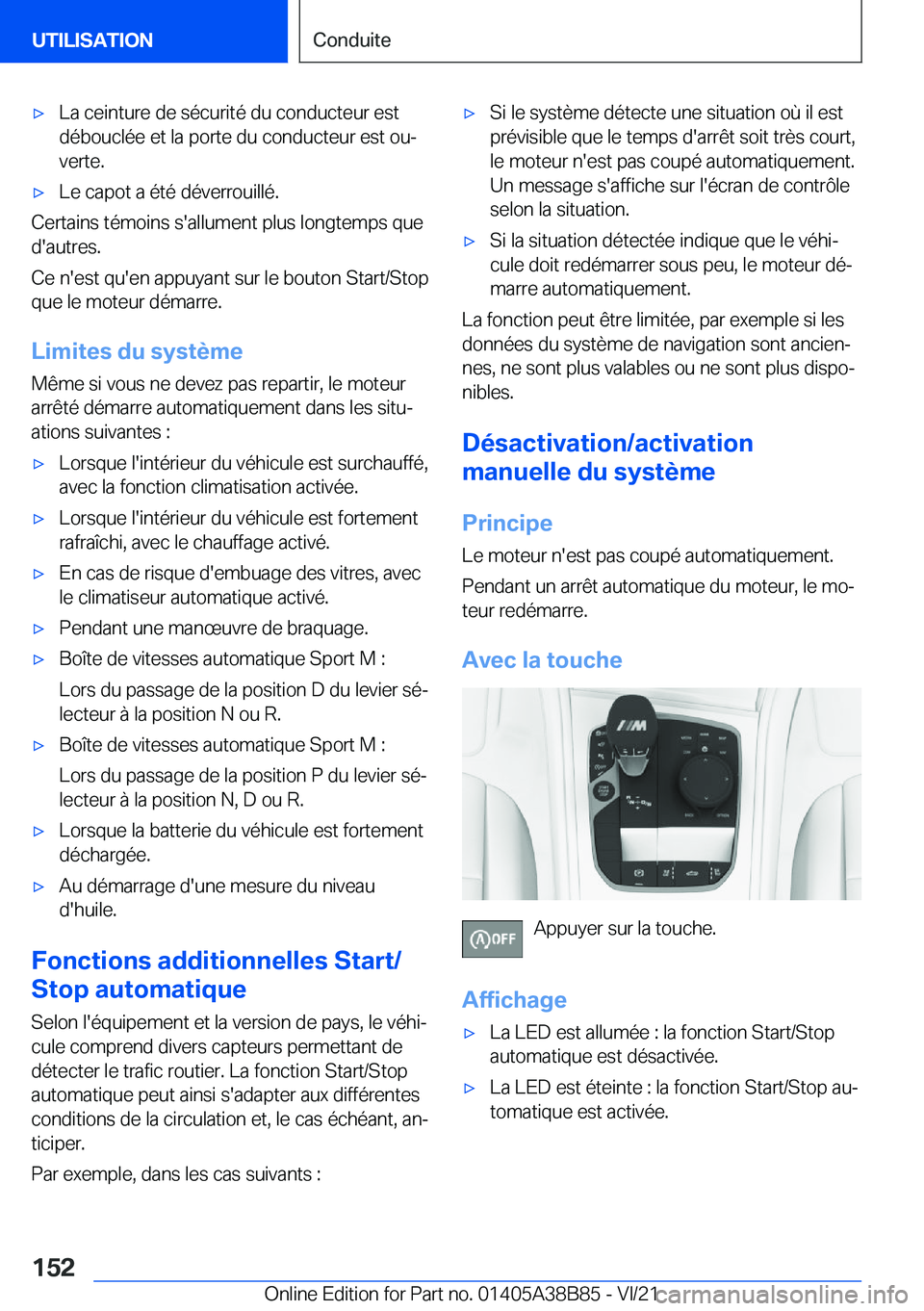 BMW M4 2022  Notices Demploi (in French) 'x�L�a��c�e�i�n�t�u�r�e��d�e��s�é�c�u�r�i�t�é��d�u��c�o�n�d�u�c�t�e�u�r��e�s�t
�d�é�b�o�u�c�l�é�e��e�t��l�a��p�o�r�t�e��d�u��c�o�n�d�u�c�t�e�u�r��e�s�t��o�uj �v�e�r�t�e�.'x�L
