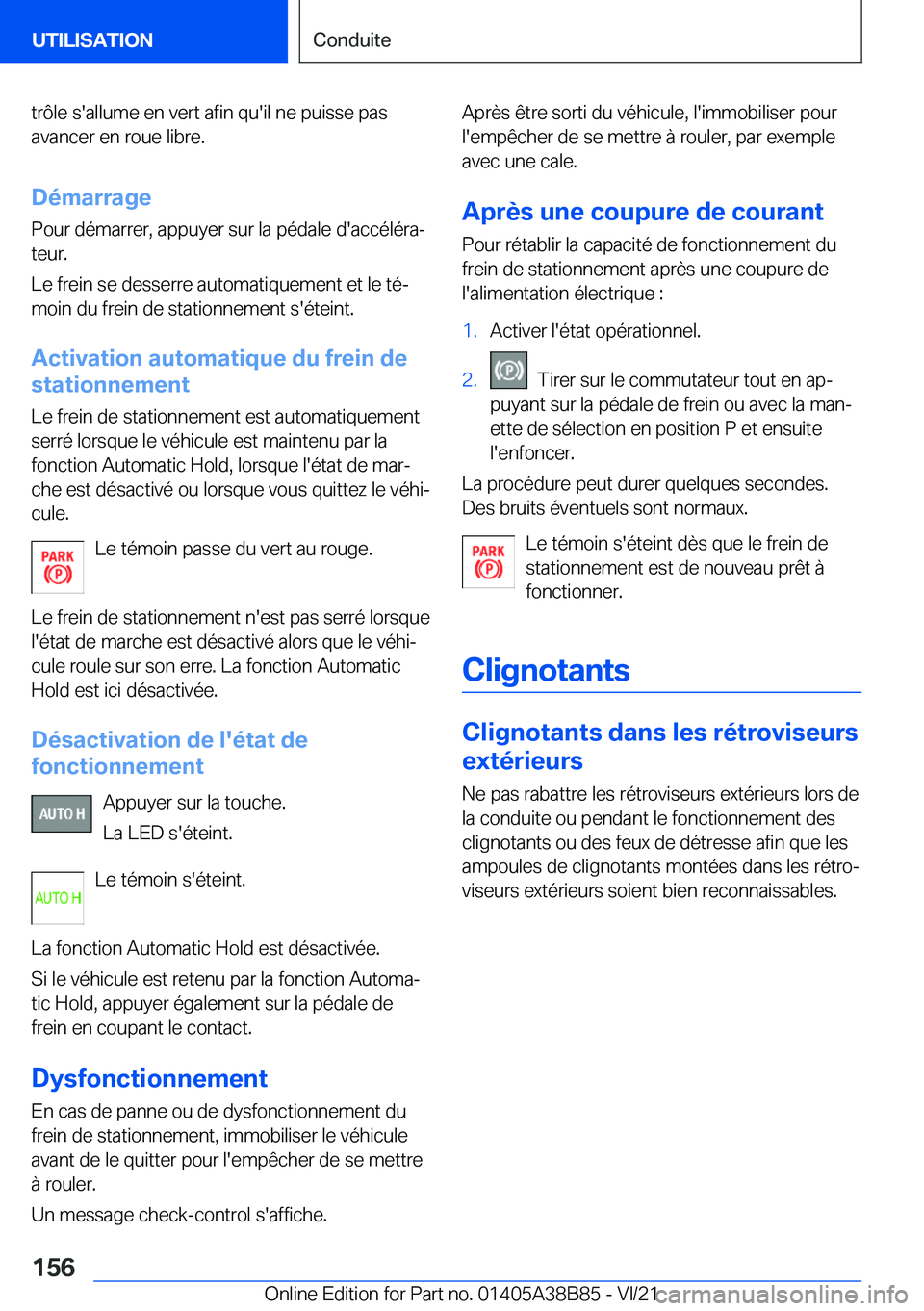 BMW M4 2022  Notices Demploi (in French) �t�r�