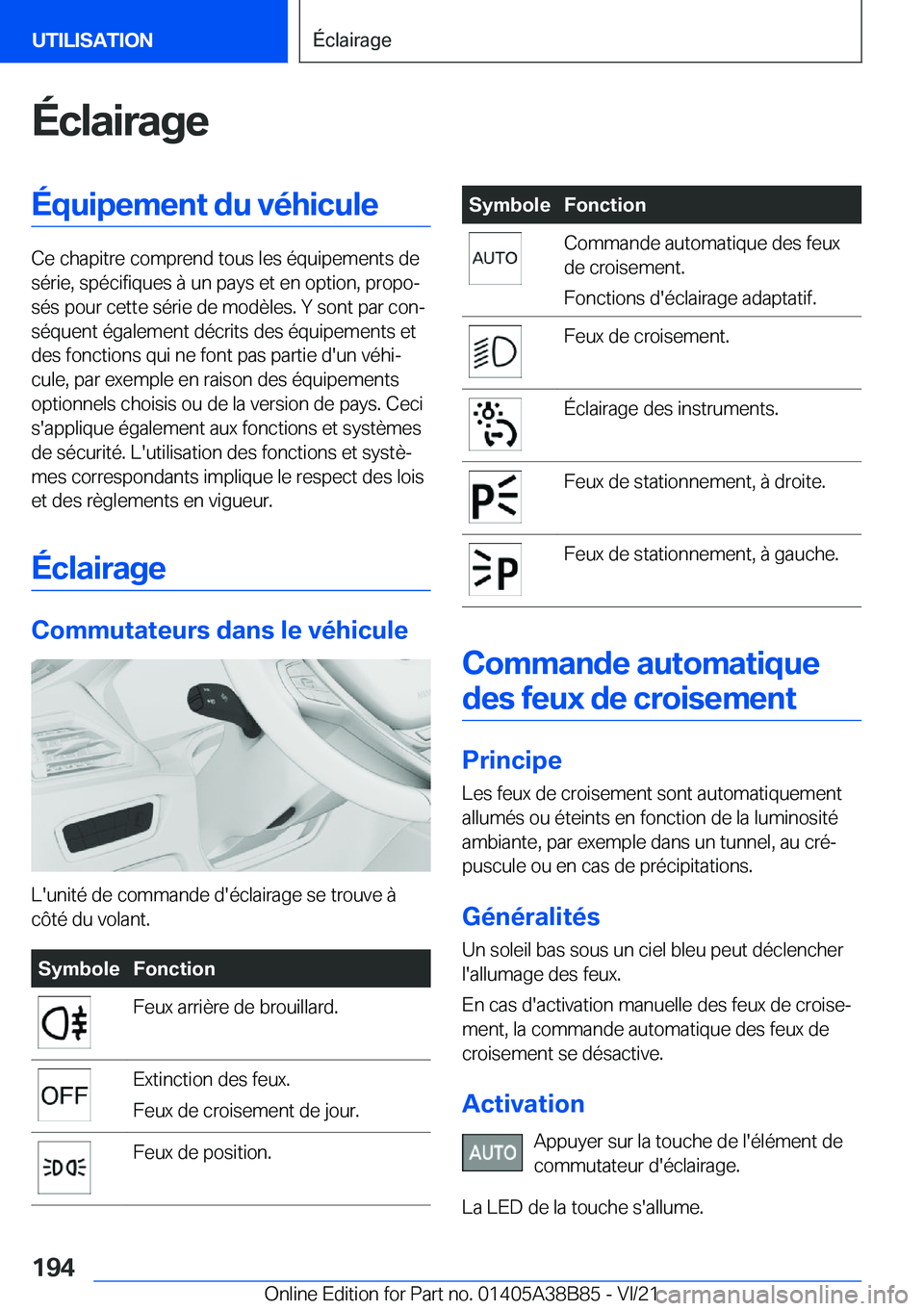 BMW M4 2022  Notices Demploi (in French) �