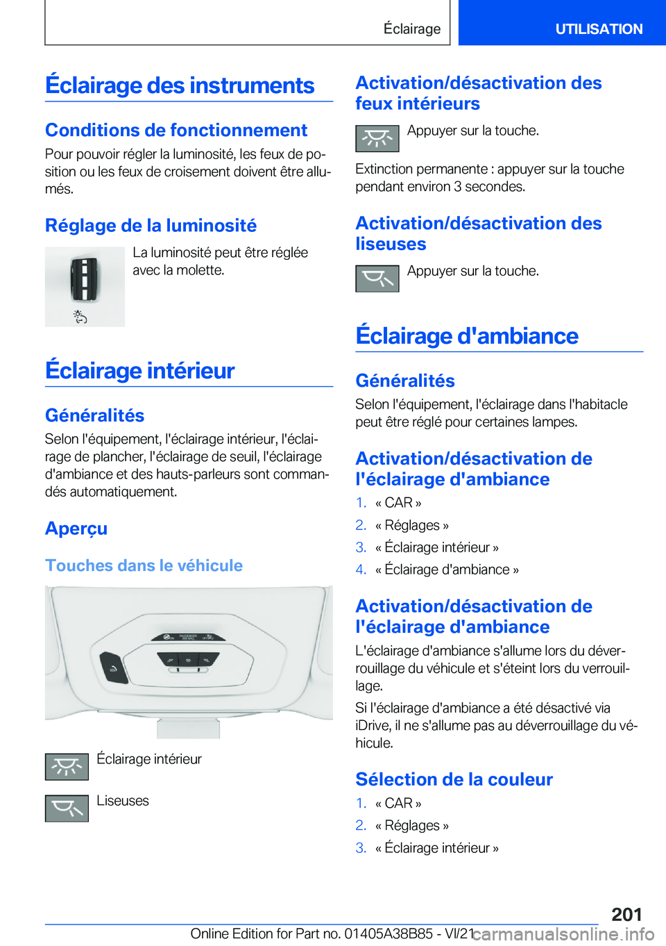 BMW M4 2022  Notices Demploi (in French) �