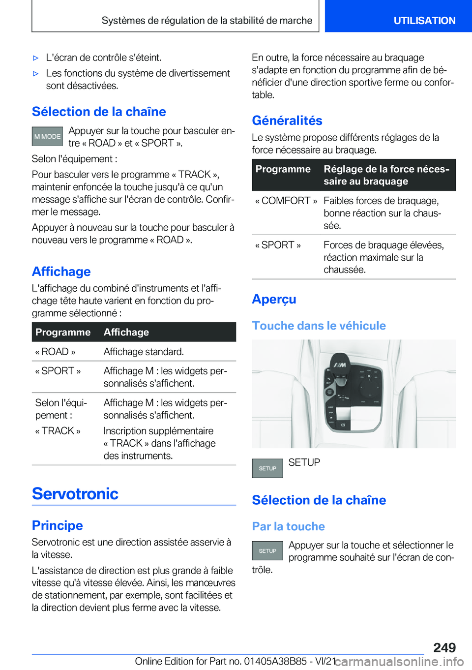 BMW M4 2022  Notices Demploi (in French) 'x�L�'�é�c�r�a�n��d�e��c�o�n�t�r�