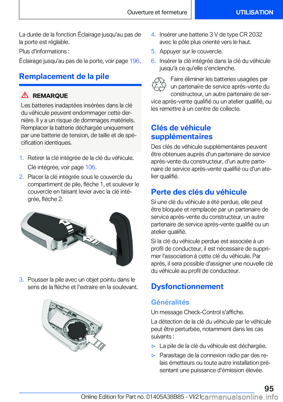 BMW M4 2022  Notices Demploi (in French) �L�a��d�u�r�é�e��d�e��l�a��f�o�n�c�t�i�o�n��É�c�l�a�i�r�a�g�e��j�u�s�q�u�'�a�u��p�a�s��d�e
�l�a��p�o�r�t�e��e�s�t��r�é�g�l�a�b�l�e�.
�P�l�u�s��d�'�i�n�f�o�r�m�a�t�i�o�n�s��:
�