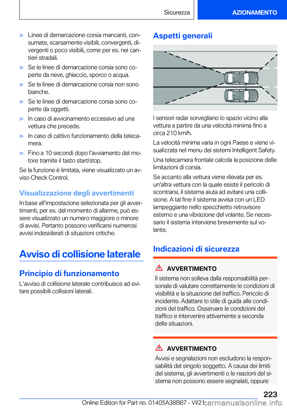 BMW M4 2022  Libretti Di Uso E manutenzione (in Italian) 'x�L�i�n�e�e��d�i��d�e�m�a�r�c�a�z�i�o�n�e��c�o�r�s�i�a��m�a�n�c�a�n�t�i�,��c�o�nª
�s�u�m�a�t�e�,��s�c�a�r�s�a�m�e�n�t�e��v�i�s�i�b�i�l�i�,��c�o�n�v�e�r�g�e�n�t�i�,��d�iª �v�e�r�g�e�n