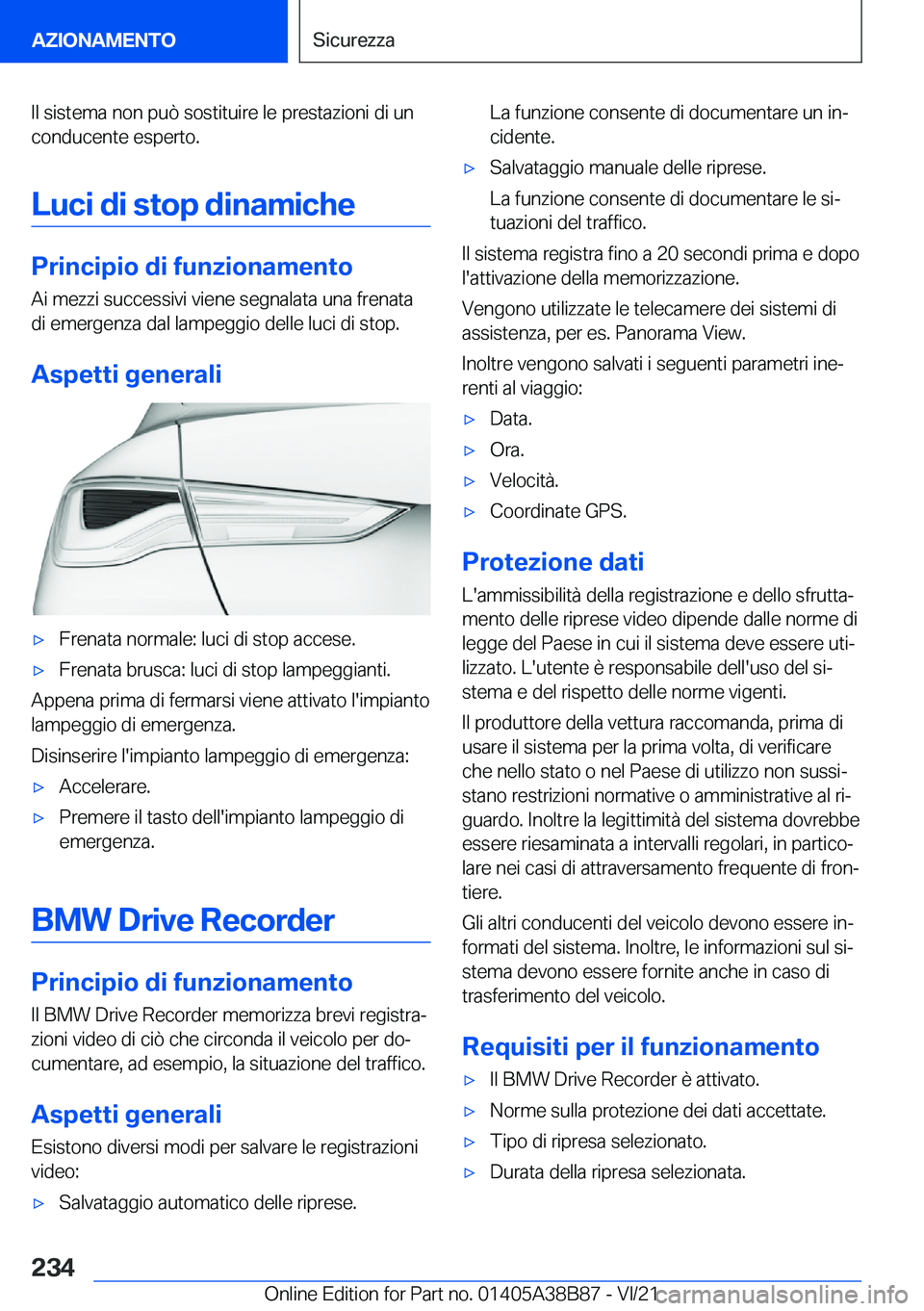 BMW M4 2022  Libretti Di Uso E manutenzione (in Italian) �I�l��s�i�s�t�e�m�a��n�o�n��p�u�